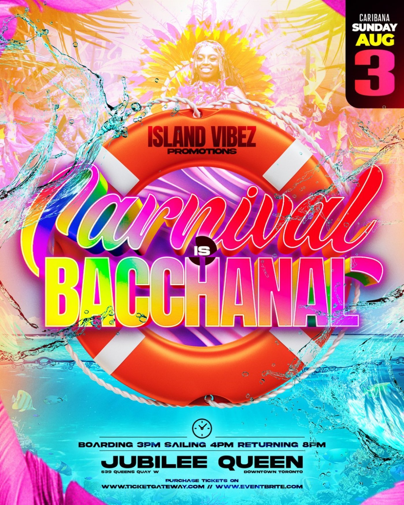 Caribana Sunday Boat Cruise, 3 August | Event in Toronto | AllEvents