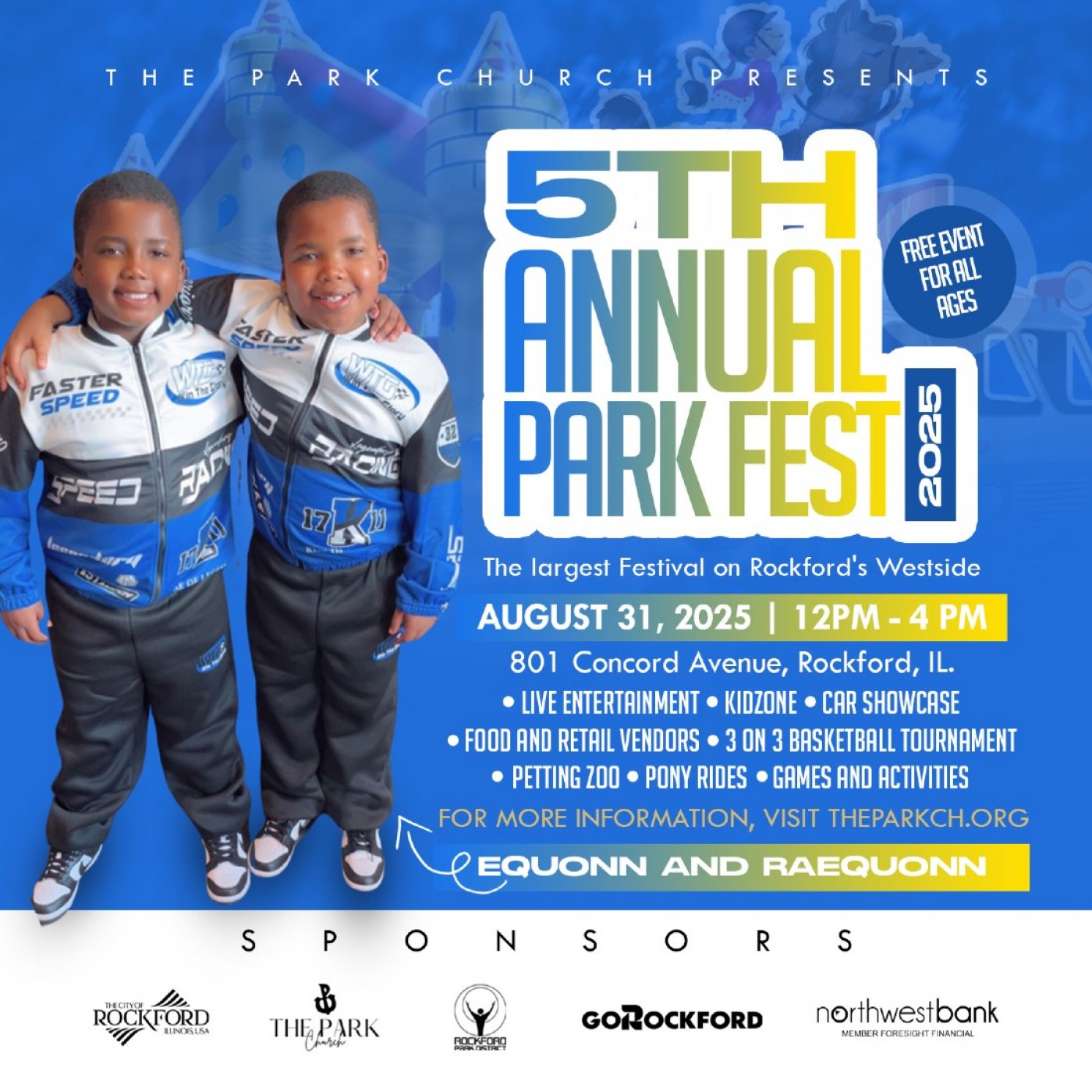 5th Annual Park Fest 2025, 31 August | Event in Rockford | AllEvents