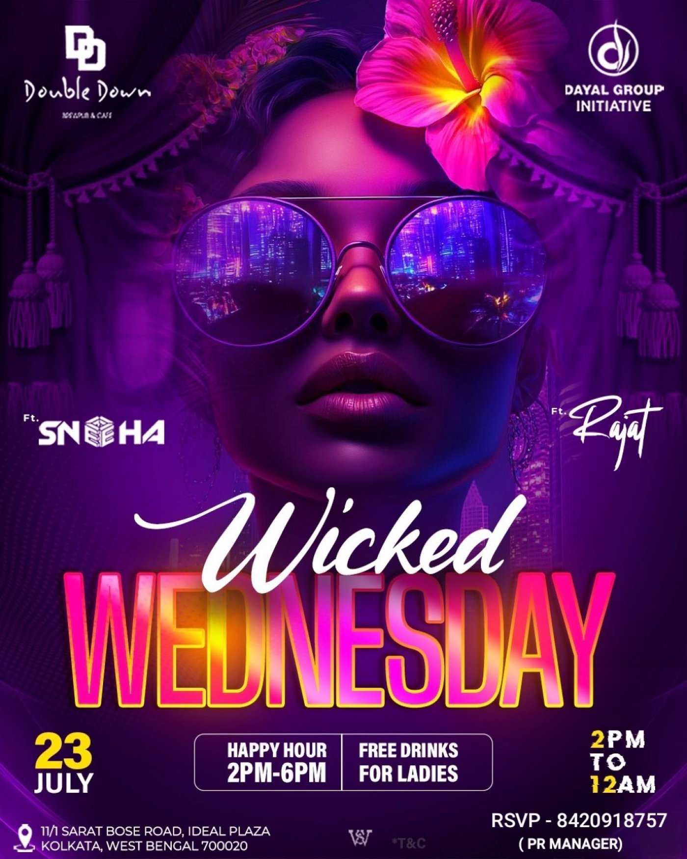 WICKED WEDNESDAY LADIES NIGHTOUT AT DOUBLE DOWN BREWPUB AND CAFE  | Event in Kolkata | AllEvents
