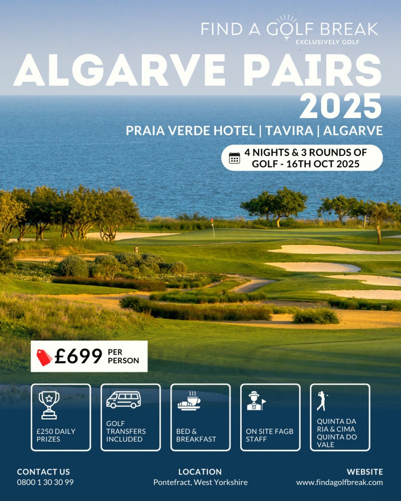 Algarve Golf Pairs Event - October 2025, 16 October | Event in Vila Real de Santo António | AllEvents