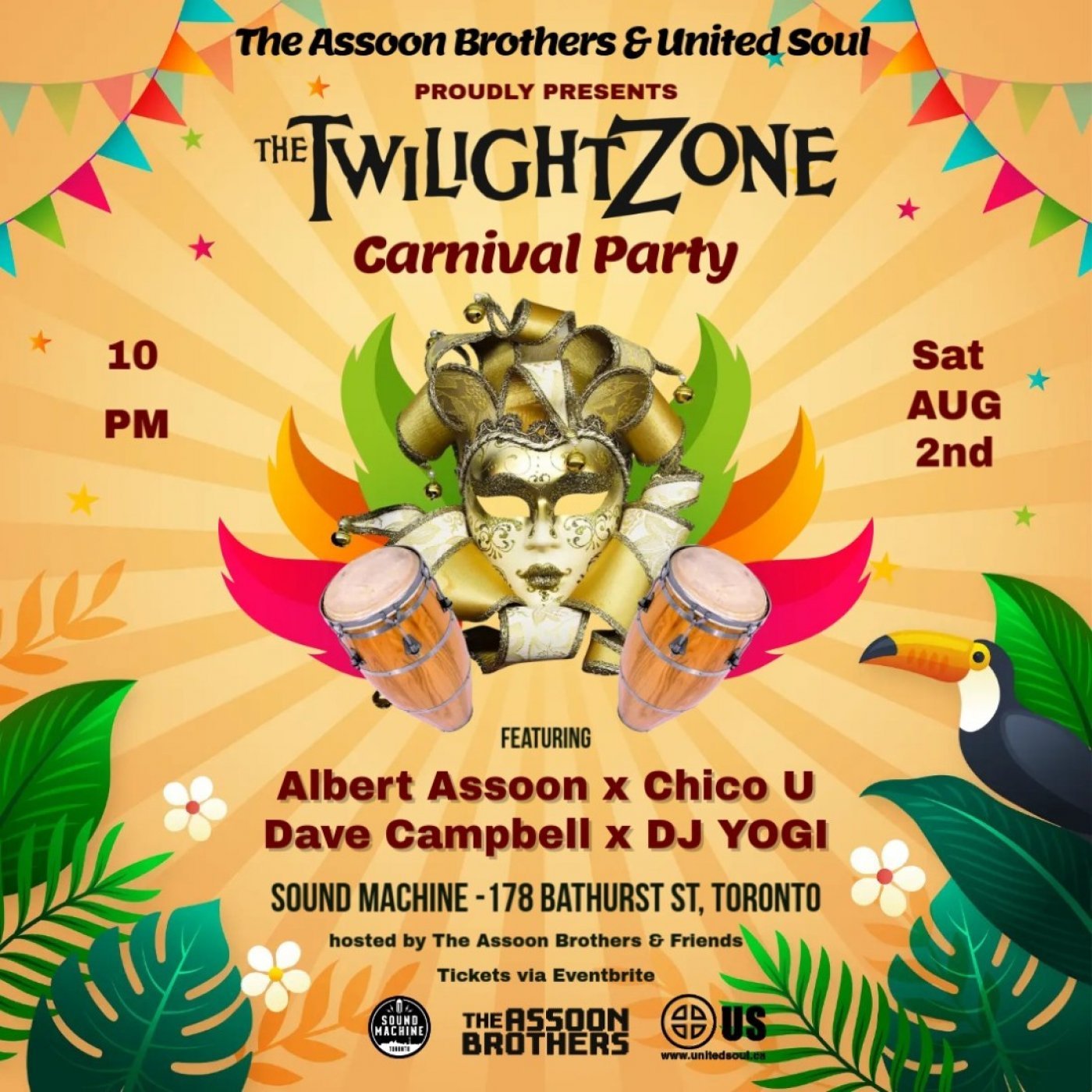 Twilight Zone ( Carnival Party), 2 August | Event in Toronto | AllEvents
