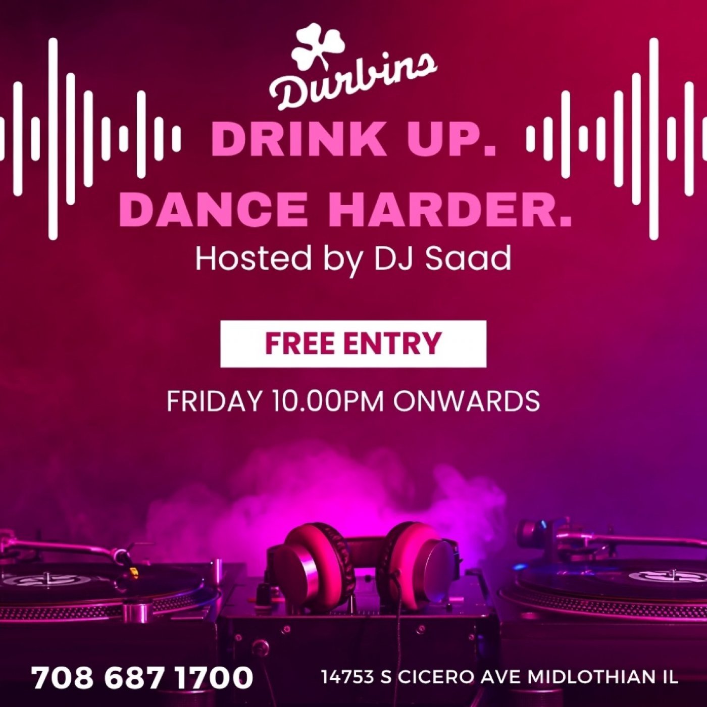  DJ Night at Durbin’s –FRI Jul 25th at 10PM, 25 July | Event in Midlothian | AllEvents