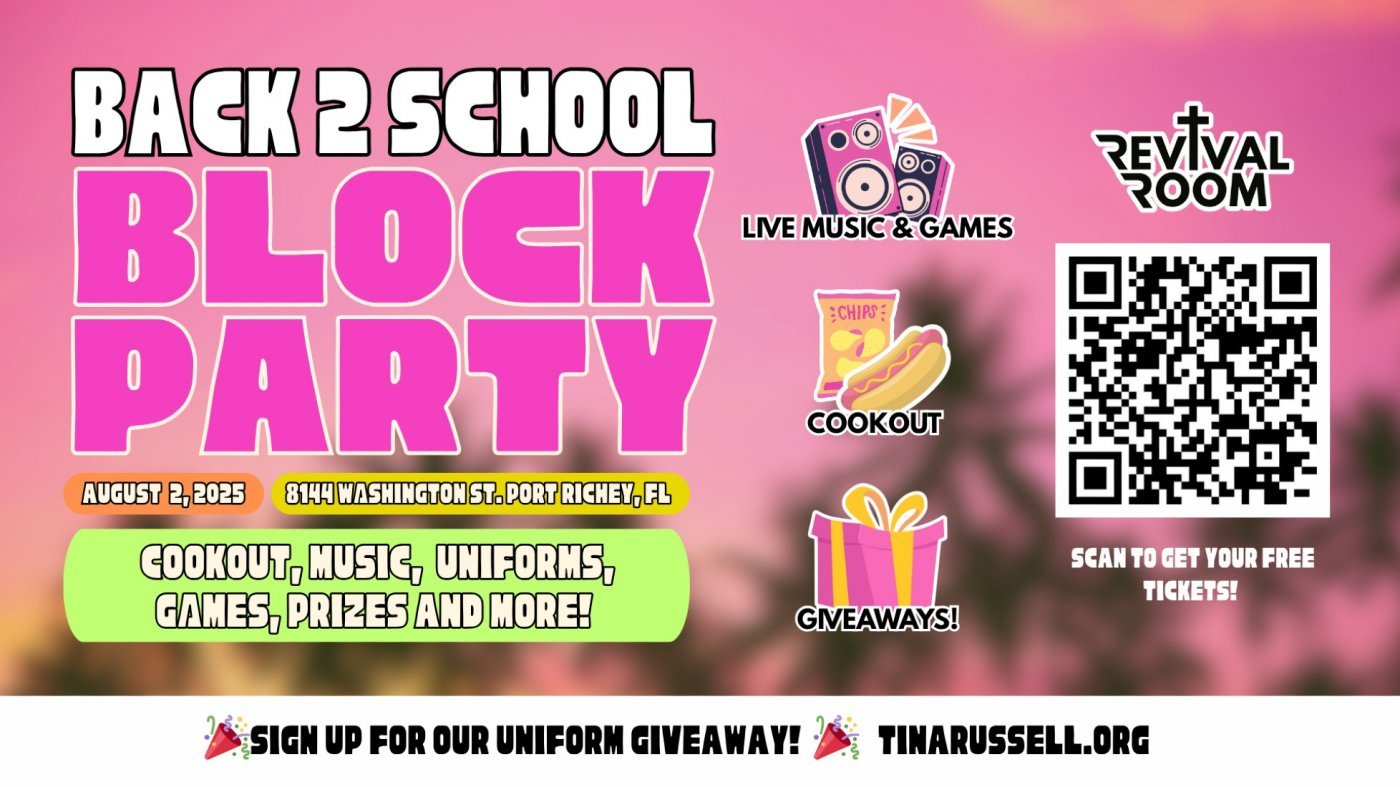 Back 2 School Block Party, 2 August | Event in Port Richey | AllEvents