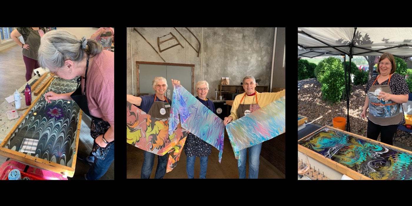 Sip & Create, Silk Scarf Workshop- ENDERBY, 16 August | Event in Enderby | AllEvents