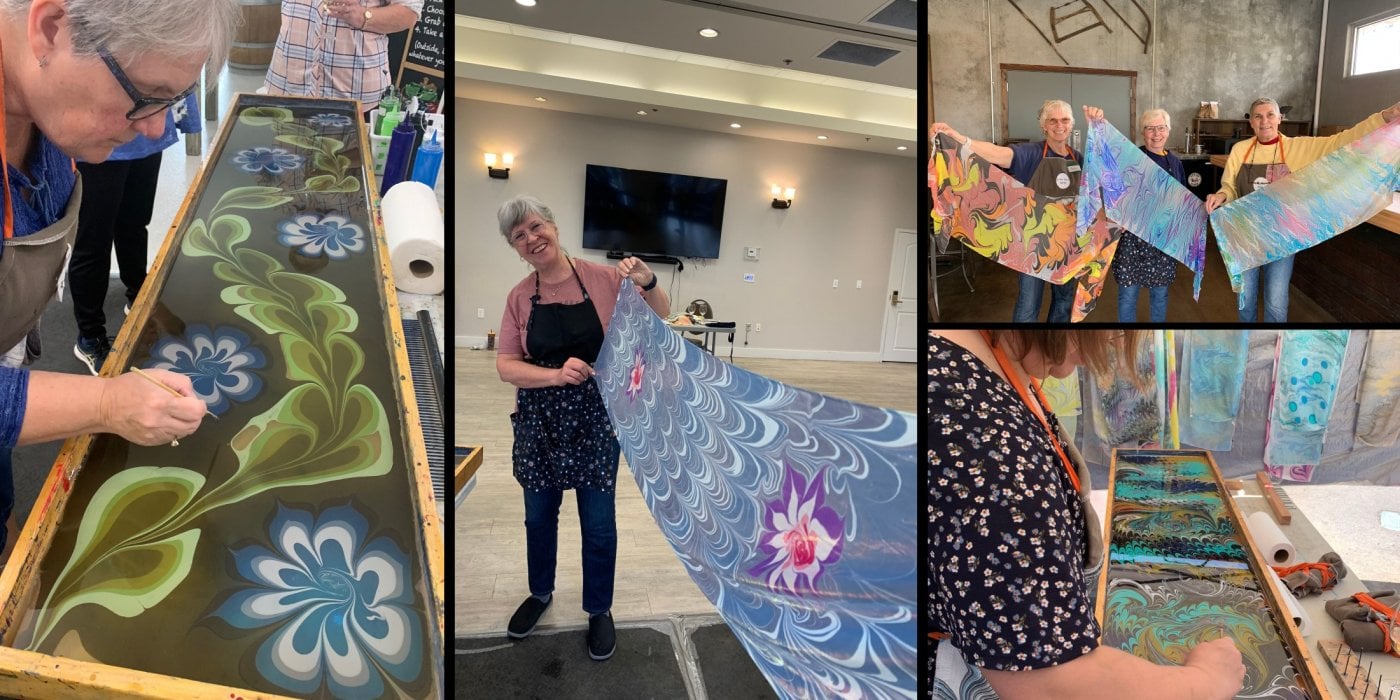 SIP & CREATE, Silk Scarf Workshop-OK FALLS, 17 August | Event in Okanagan Falls | AllEvents