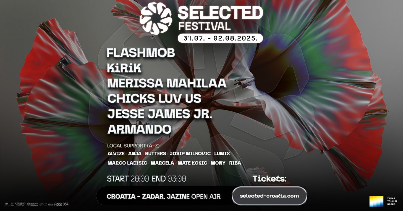 SELECTED FESTIVAL 2025, 31 July | Event in Zadar | AllEvents