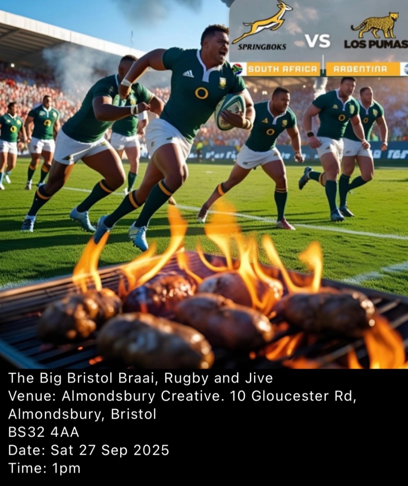 The Big Bristol Braai, Rugby and Jive, 27 September | Event in Almondsbury | AllEvents