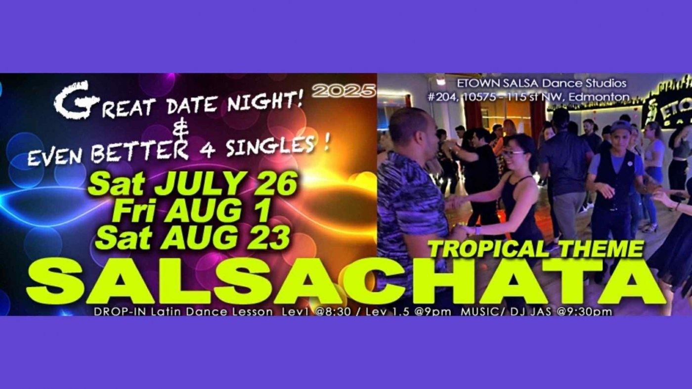 SALSACHATA LATIN NIGHT! SALSA & BACHATA PARTY, 26 July | Event in Edmonton | AllEvents