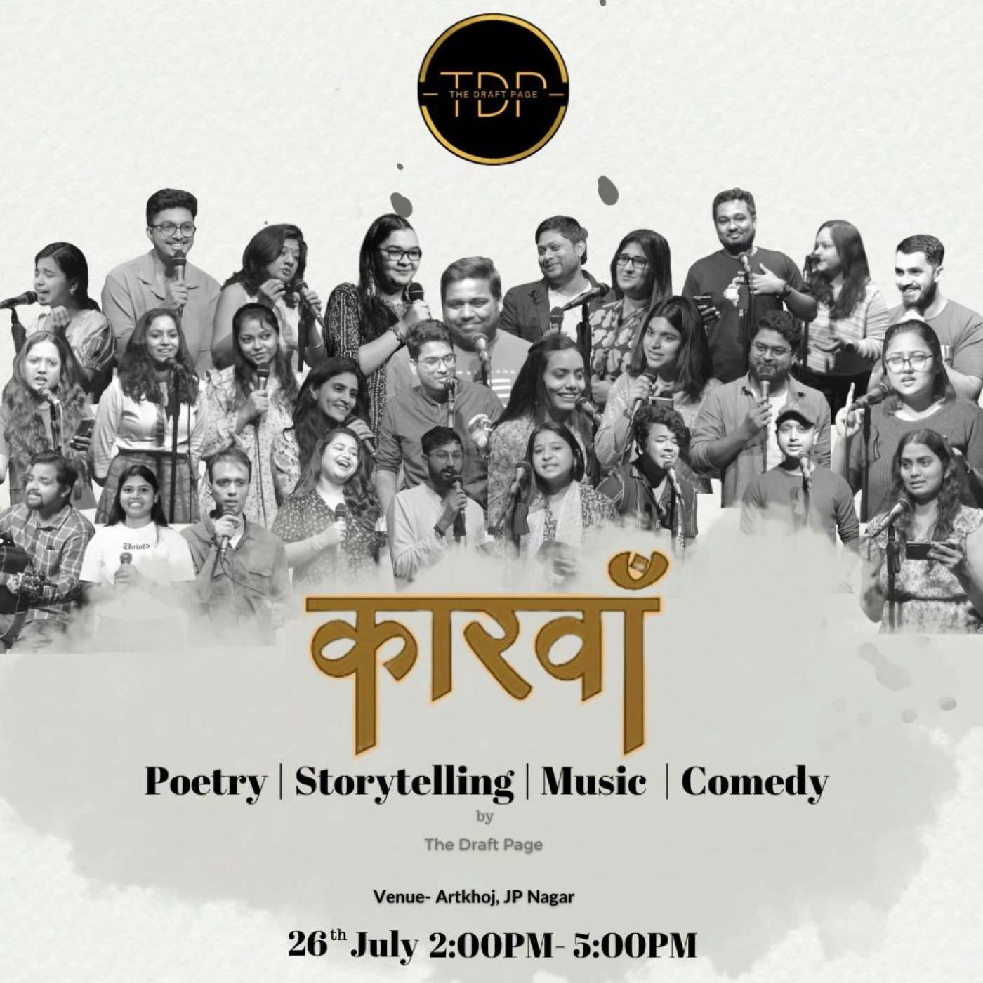 Karwaan - An Open Mic by The Draft Page, 26 July | Event in Bangalore | AllEvents