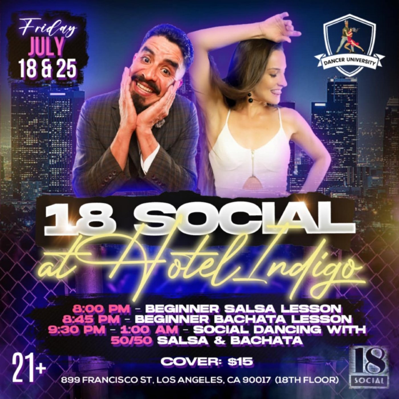 Salsa and Bachata on a Highrise Rooftop | Event in Los Angeles | AllEvents