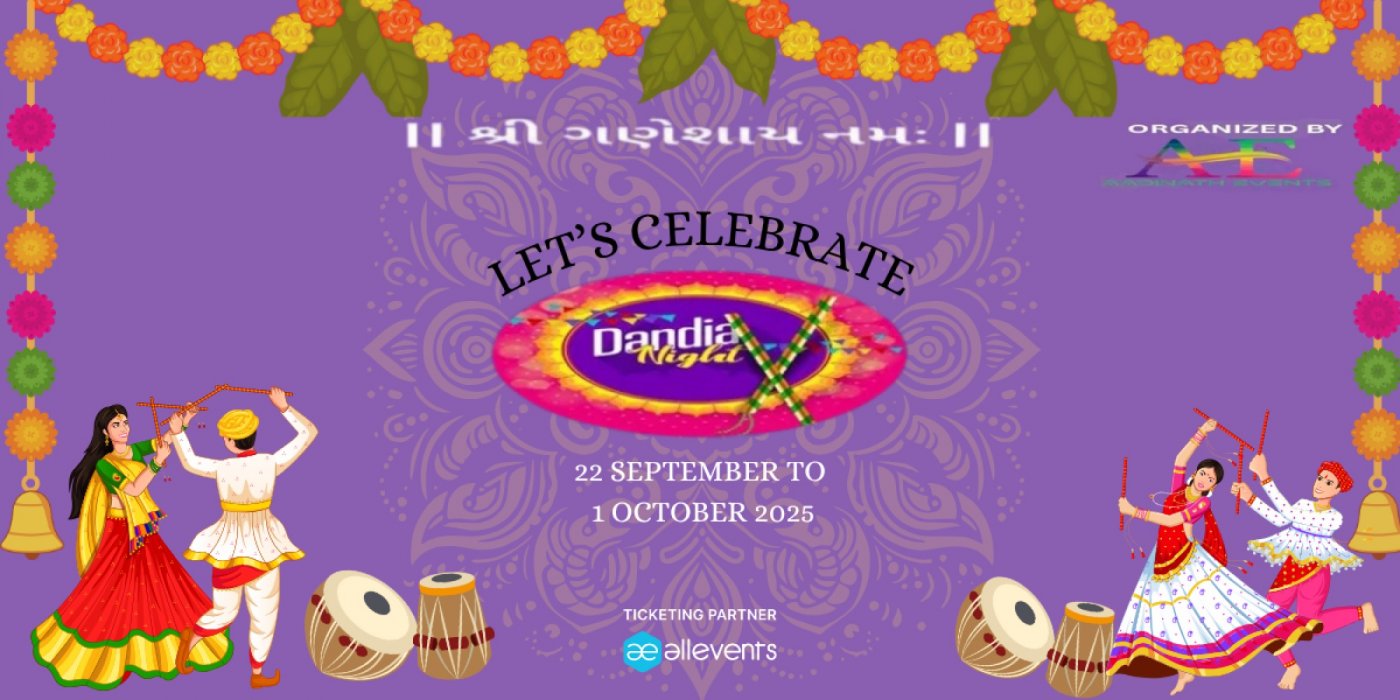Dandiya Nights 2025, 22 September | Event in Ahmedabad | AllEvents