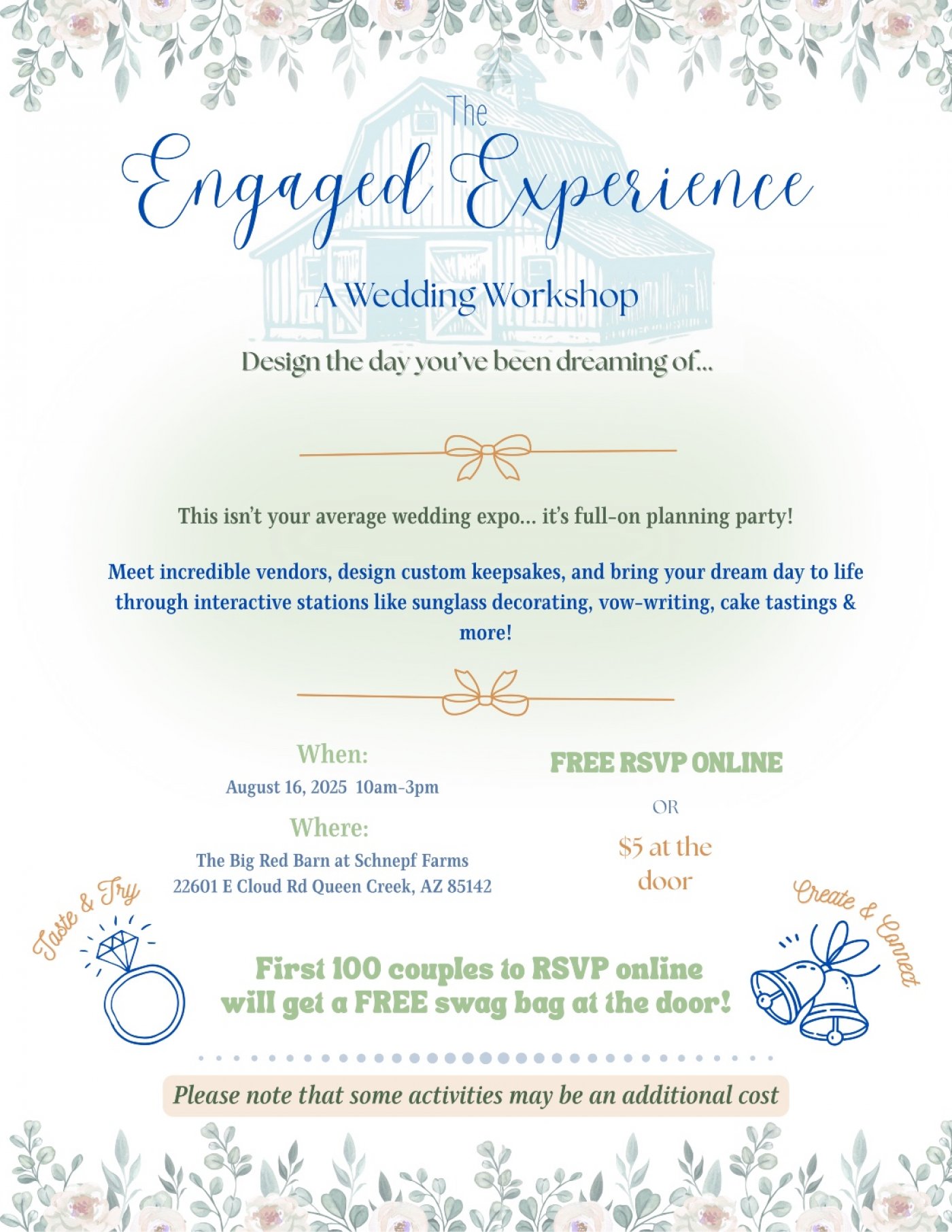 The Engaged Experience: A Wedding Workshop | Event in Queen Creek | AllEvents