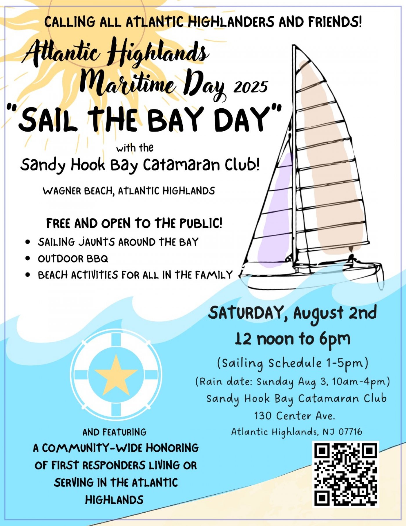 Sail the Bay Day with the Sandy Hook Bay Catamaran Club!, 2 August | Event in Atlantic Highlands | AllEvents
