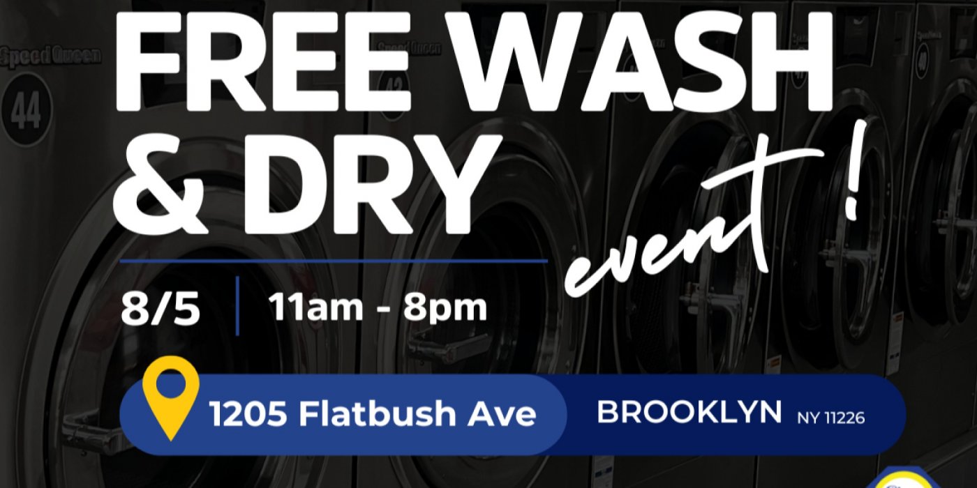 Clean Rite Center Brooklyn - Free Wash & Dry Event 8/5, 5 August | Event in Brooklyn | AllEvents