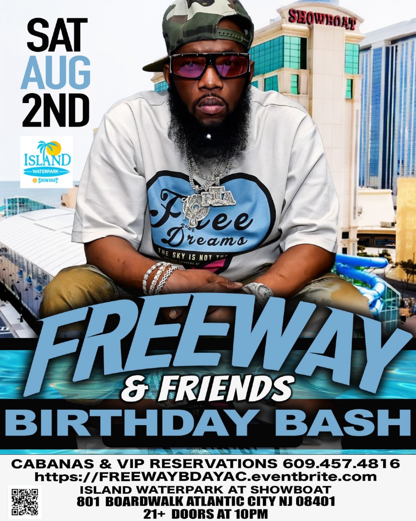 FREEWAY'S OFFICIAL BIRTHDAY BASH AND AFTERPARTY, 2 August | Event in Atlantic City | AllEvents