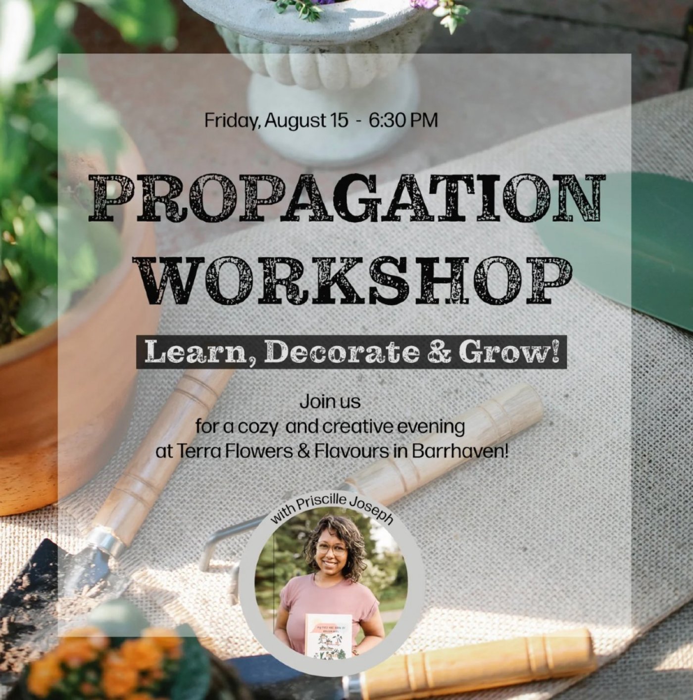 Houseplant Propagation Workshop, 15 August | Event in Ottawa | AllEvents