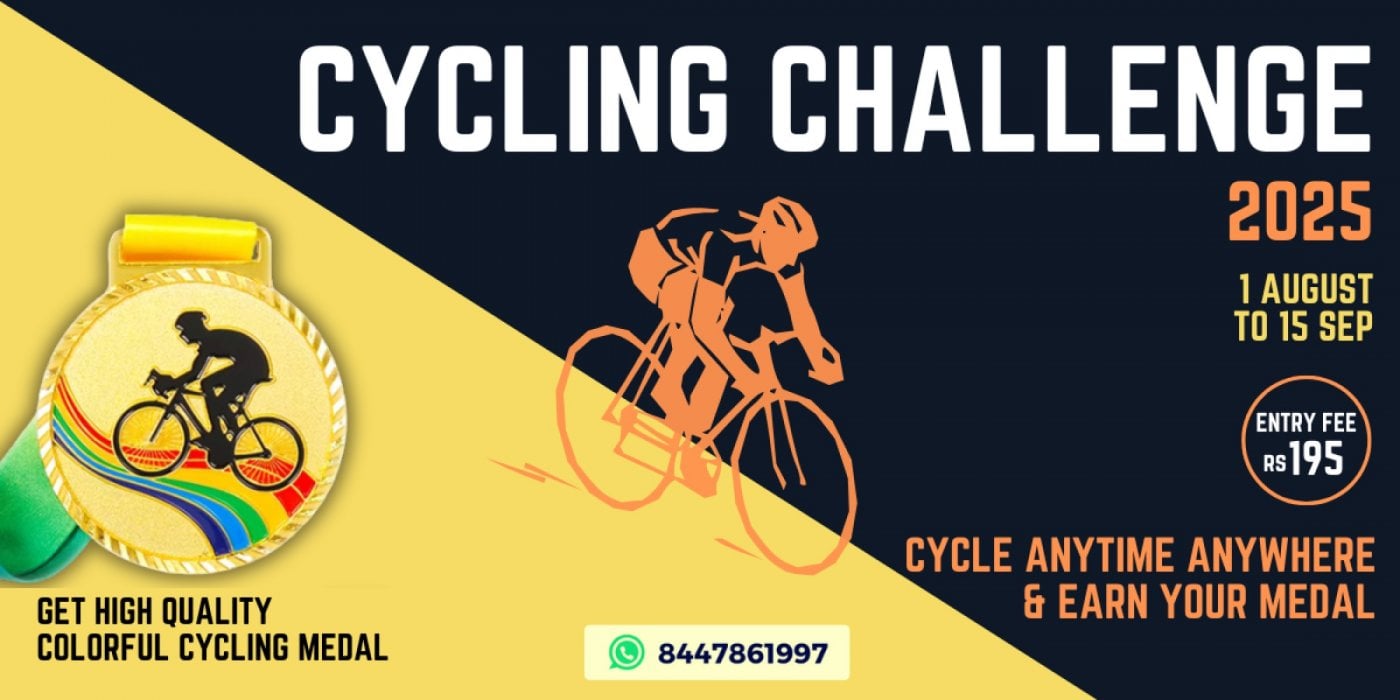 Cycling Challenge 2025 - Get High Quality Cycling Medal, 1 August | Online Event | AllEvents