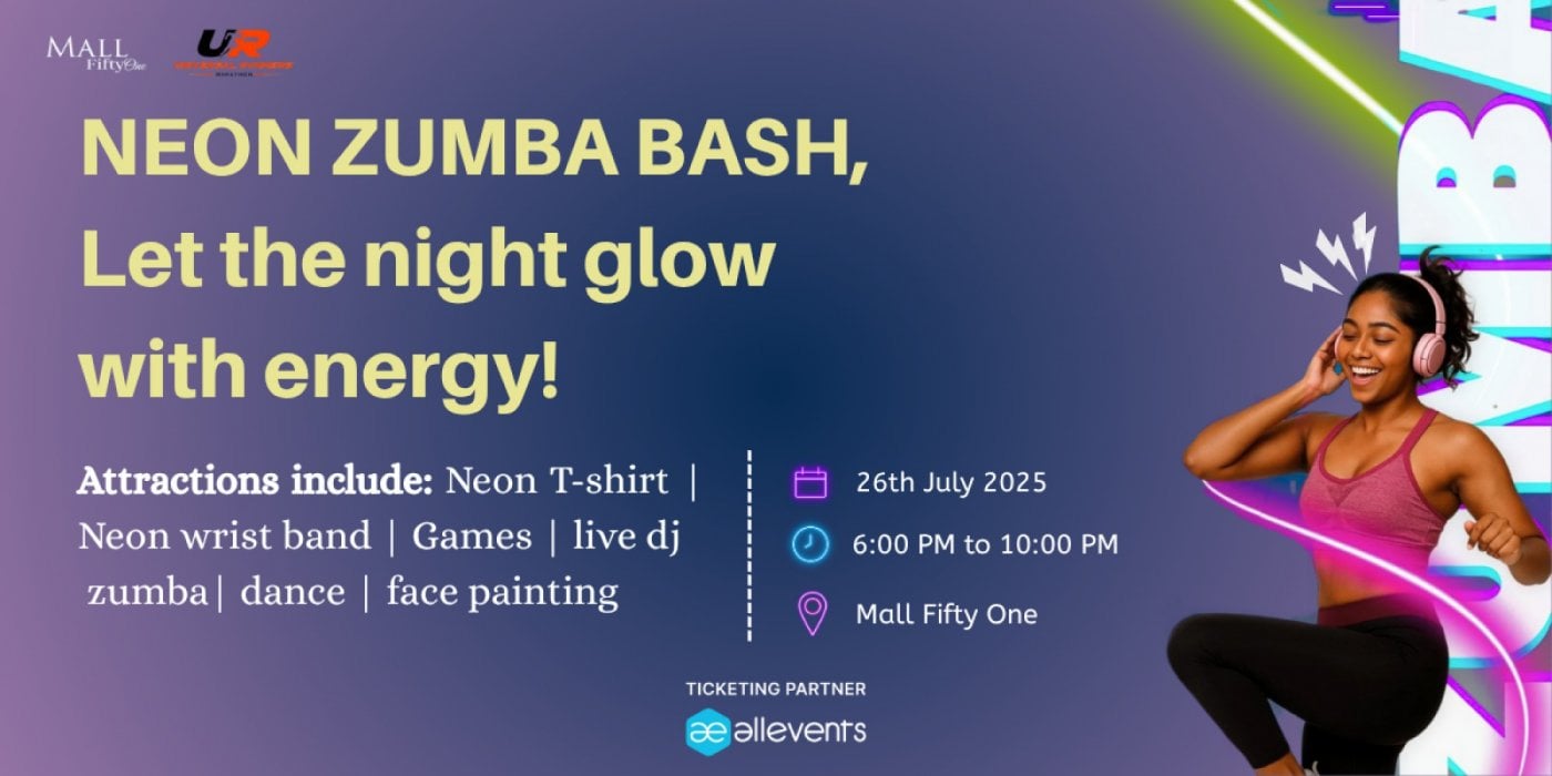 Neon Zumba Bash, 26 July | Event in Gurgaon | AllEvents
