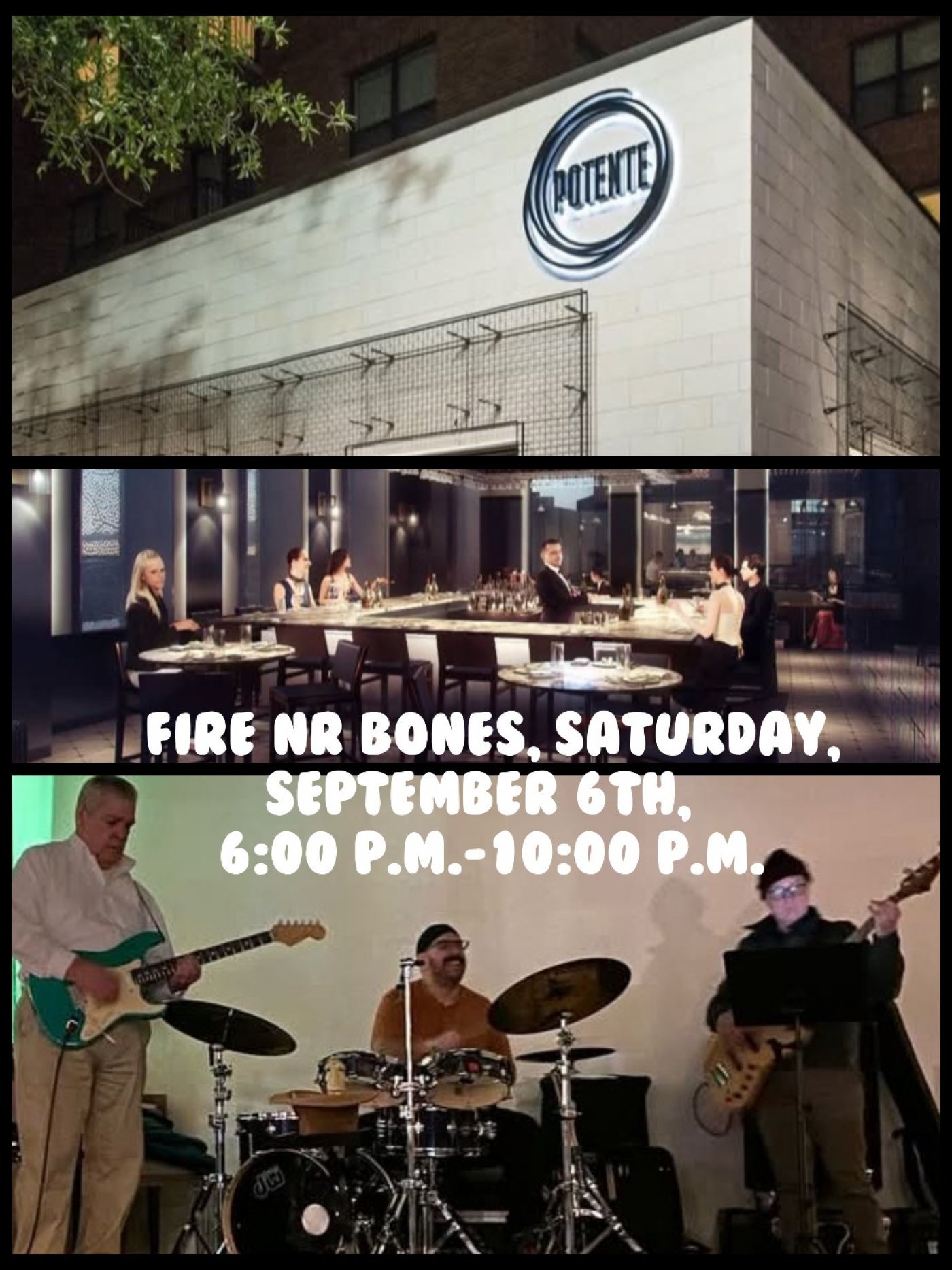 Fire NR Bones performs at Potente , 6 September | Event in Houston | AllEvents