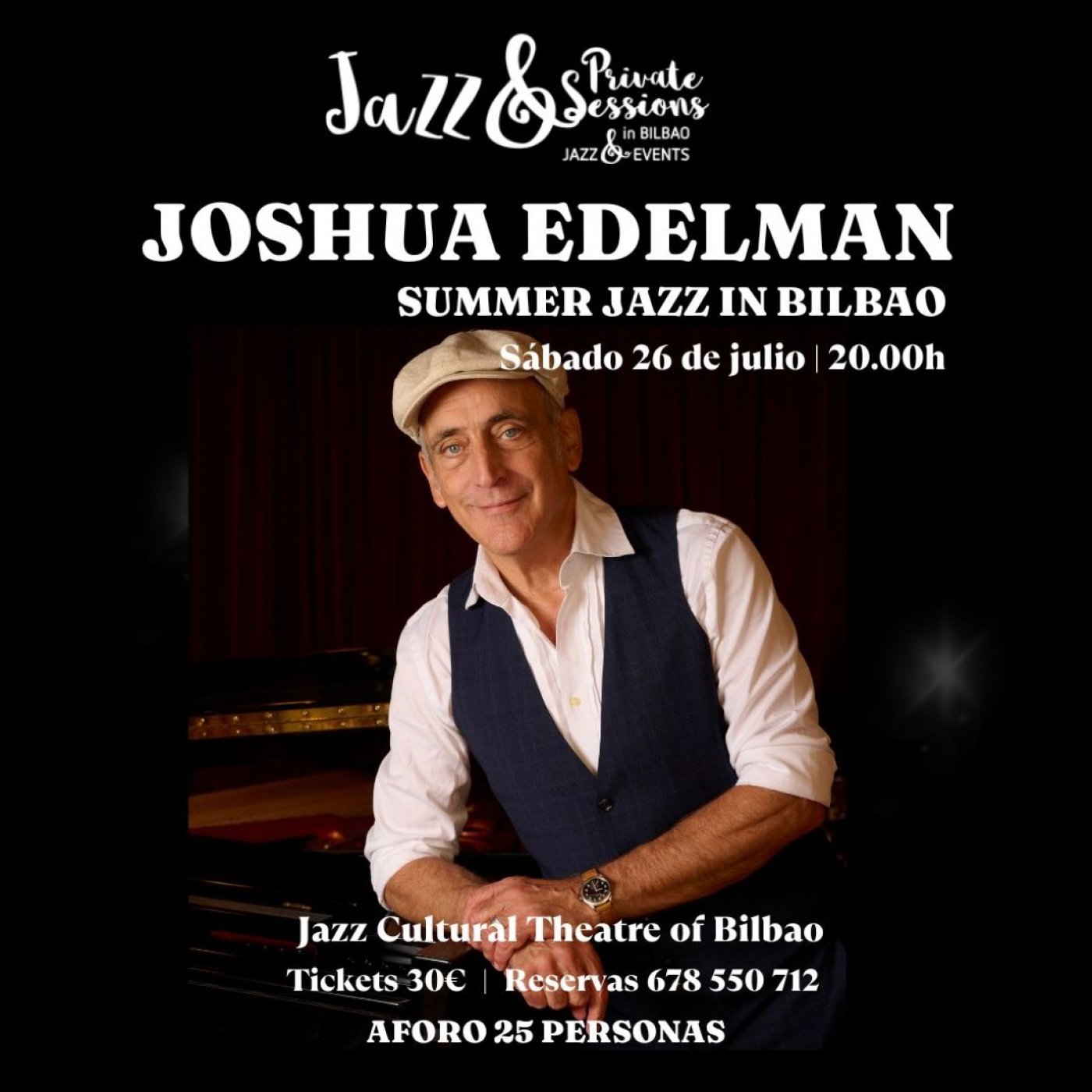 Joshua Edelman Summer Jazz In Bilbao, 26 July | Event in Bilbao | AllEvents