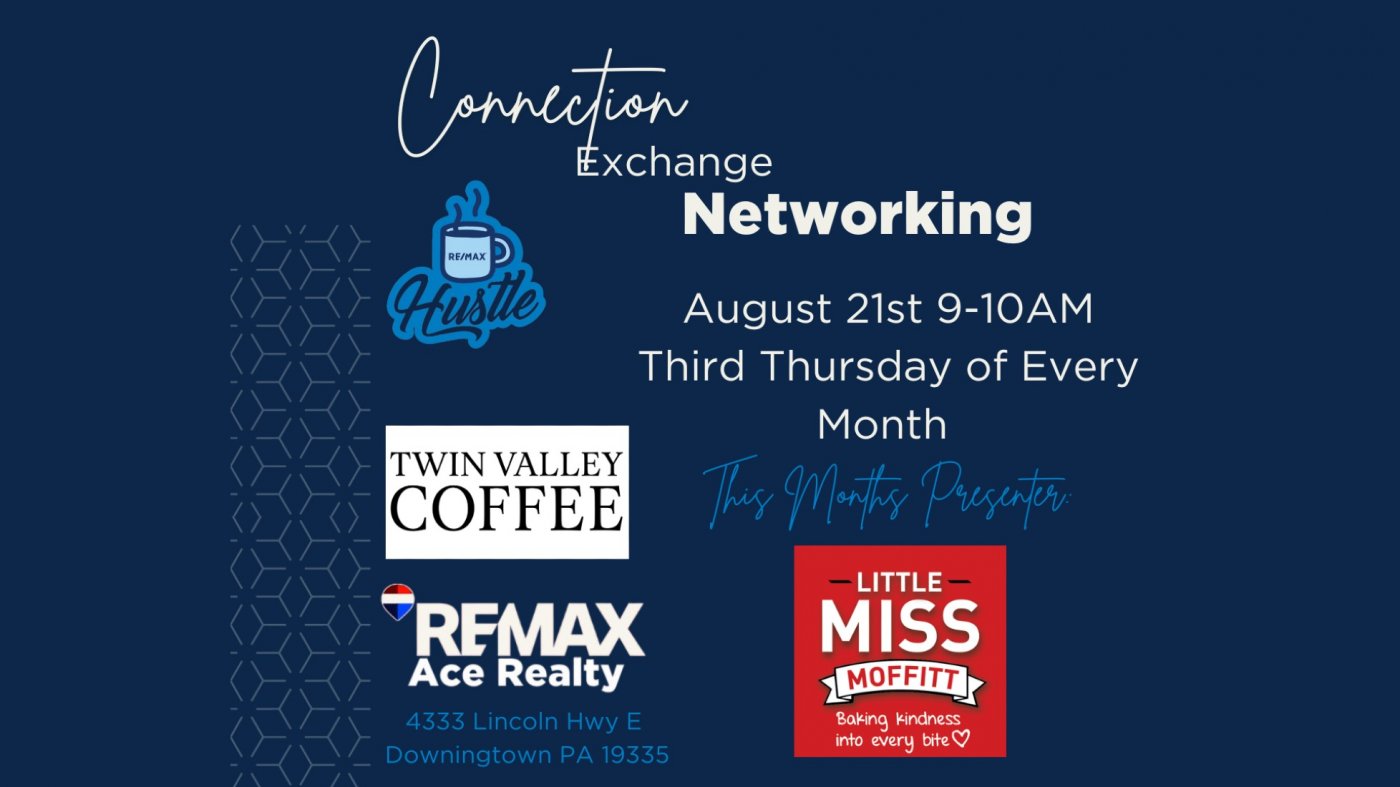 "Connection Exchange" Monthly Networking, 21 August | Event in Downingtown | AllEvents