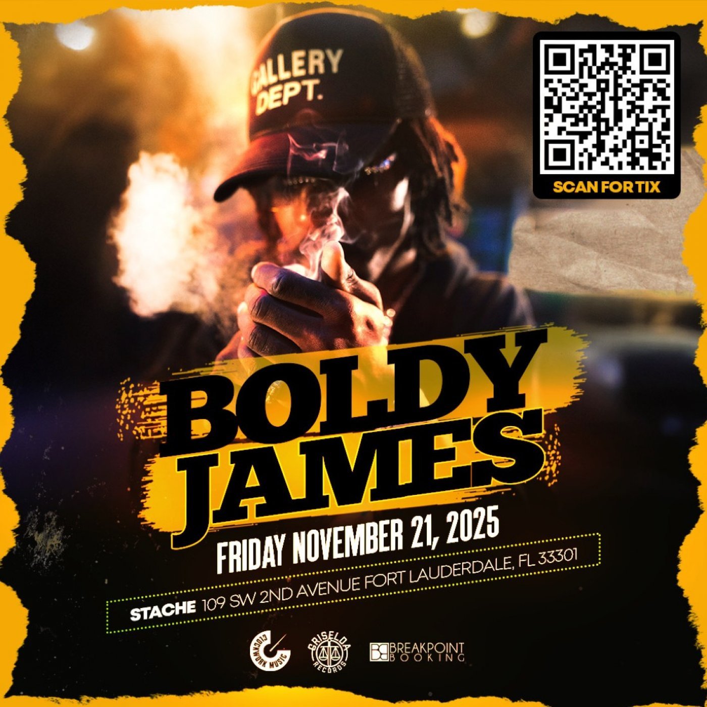 BOLDY JAMES LIVE IN FORT LAUDERDALE, 21 November | Event in Fort Lauderdale | AllEvents