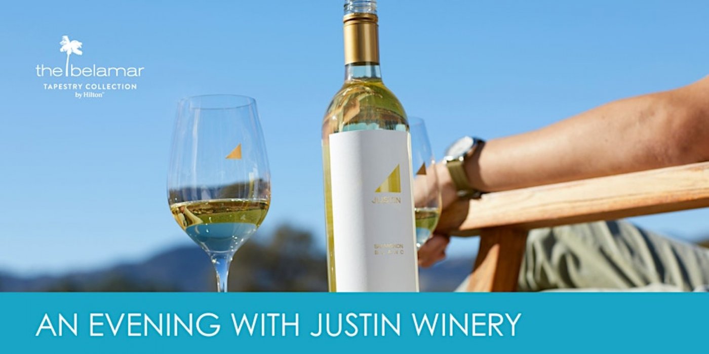 Wine Flight & Bites with Justin Winery at The Belamar Hotel, 22 August | Event in Manhattan Beach | AllEvents