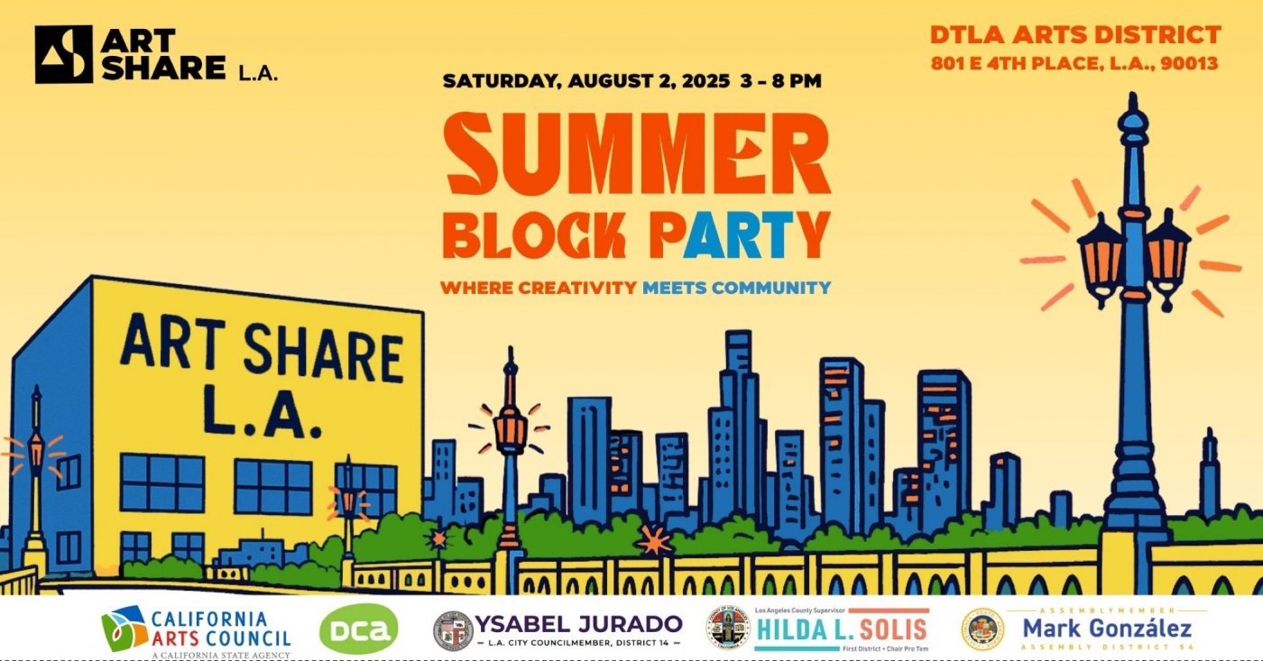 Art Share L.A. Honors Community Heroes at 2025 Summer Block Party, 2 August | Event in Los Angeles | AllEvents