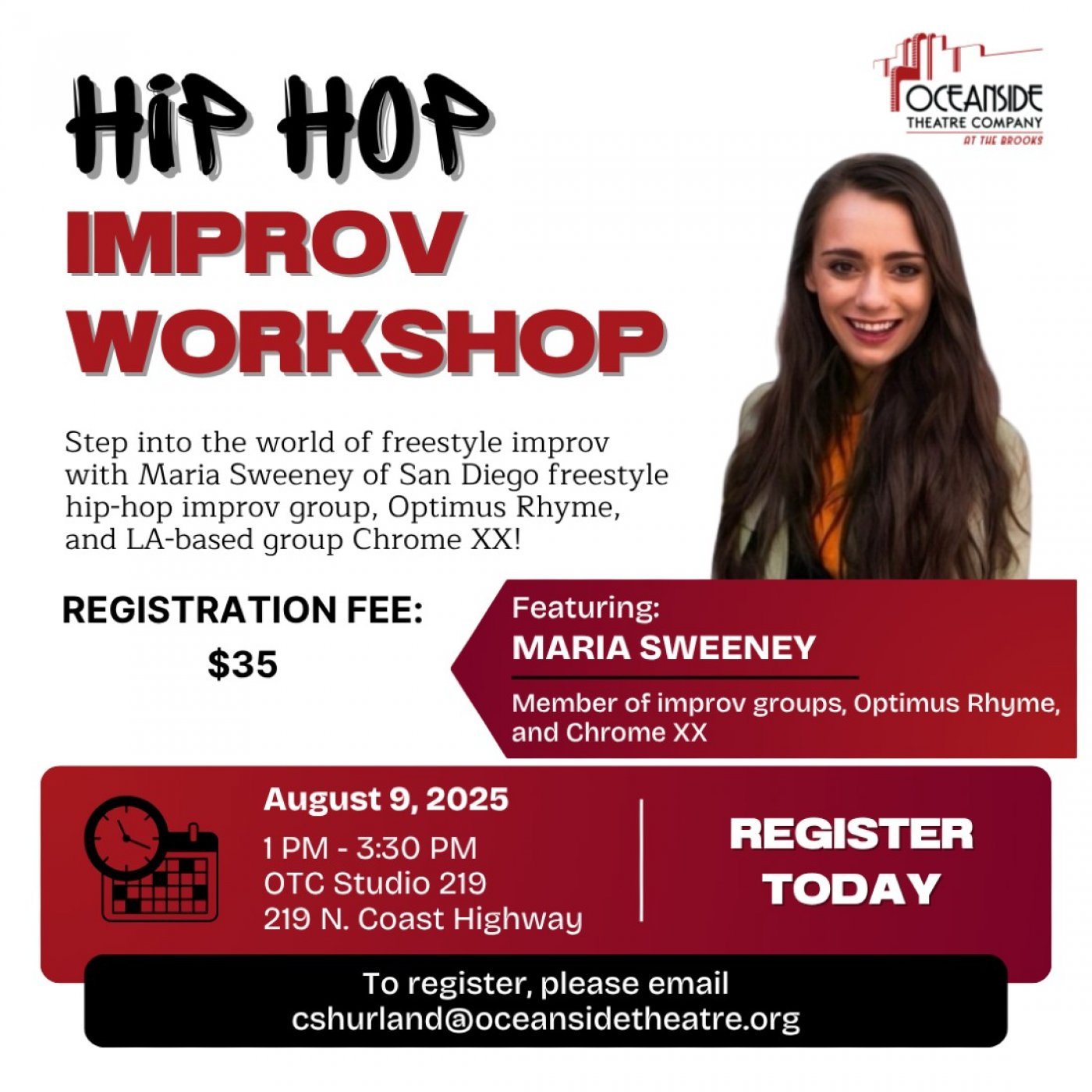Hip Hop Improv Workshop, 9 August | Event in Oceanside | AllEvents