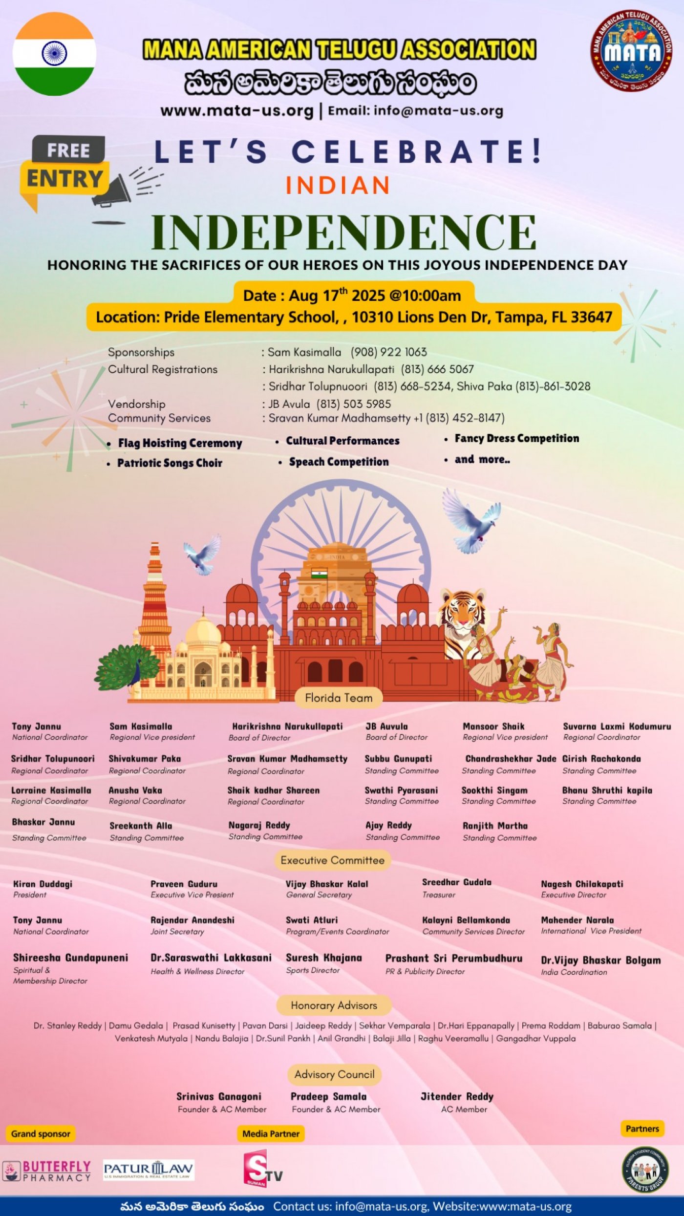 79th Indian Independence Day in Tampa, FL