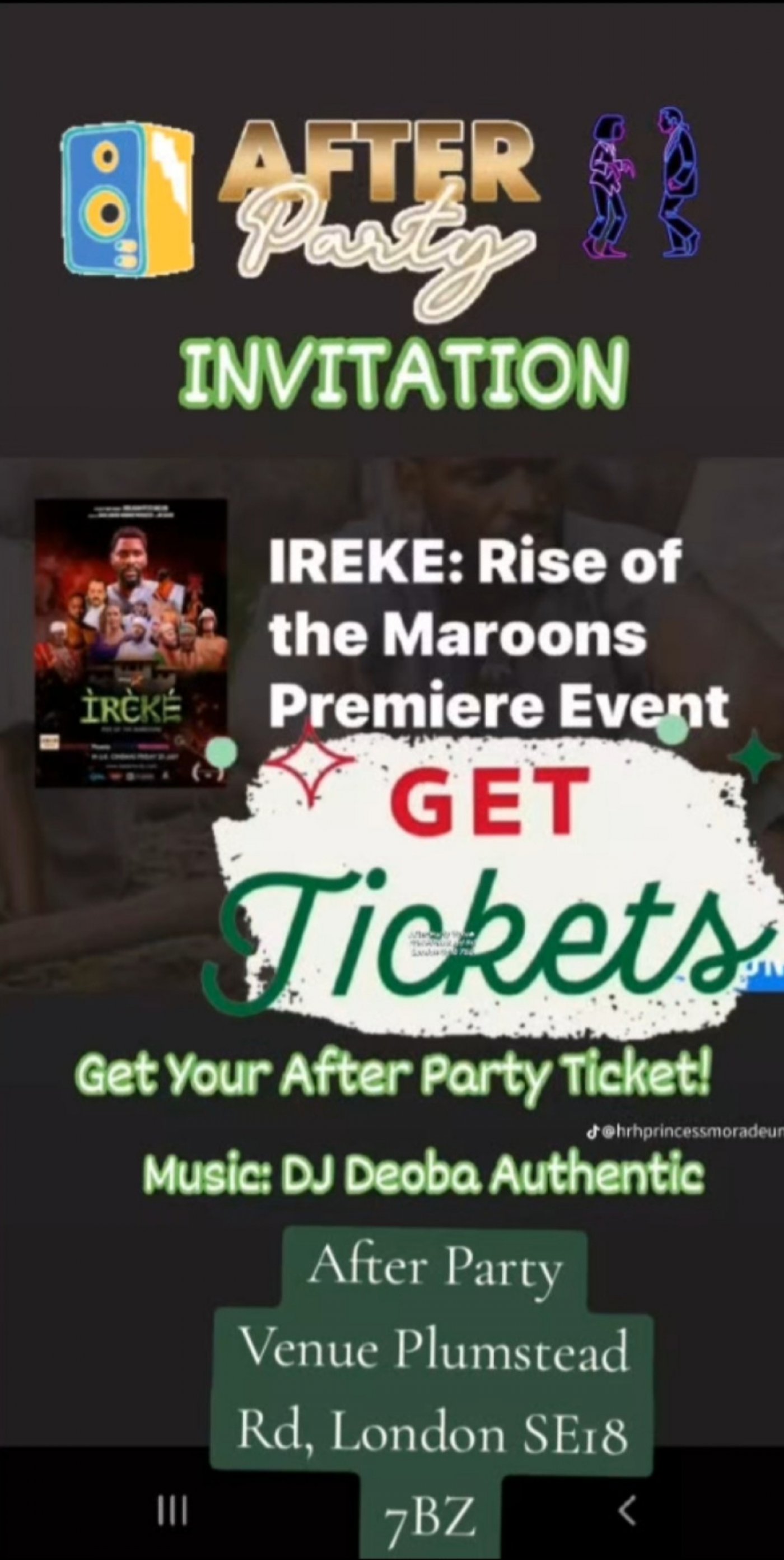ÌRÈKÉ MOVIE PREMIERE AFTER PARTY!!! | Online Event | AllEvents