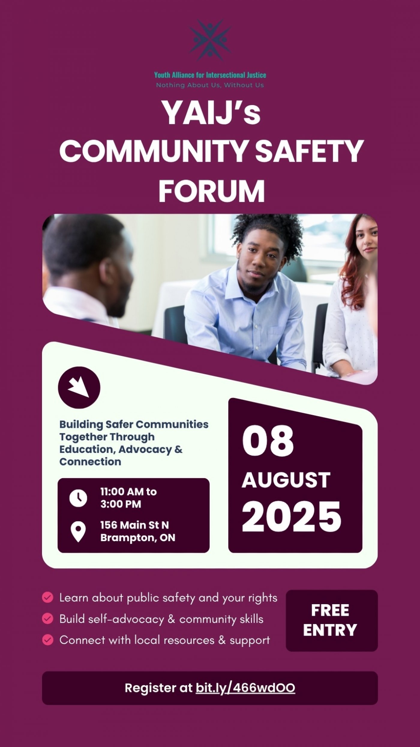 The Community Safety Forum - Brampton, 8 August | Event in Brampton | AllEvents
