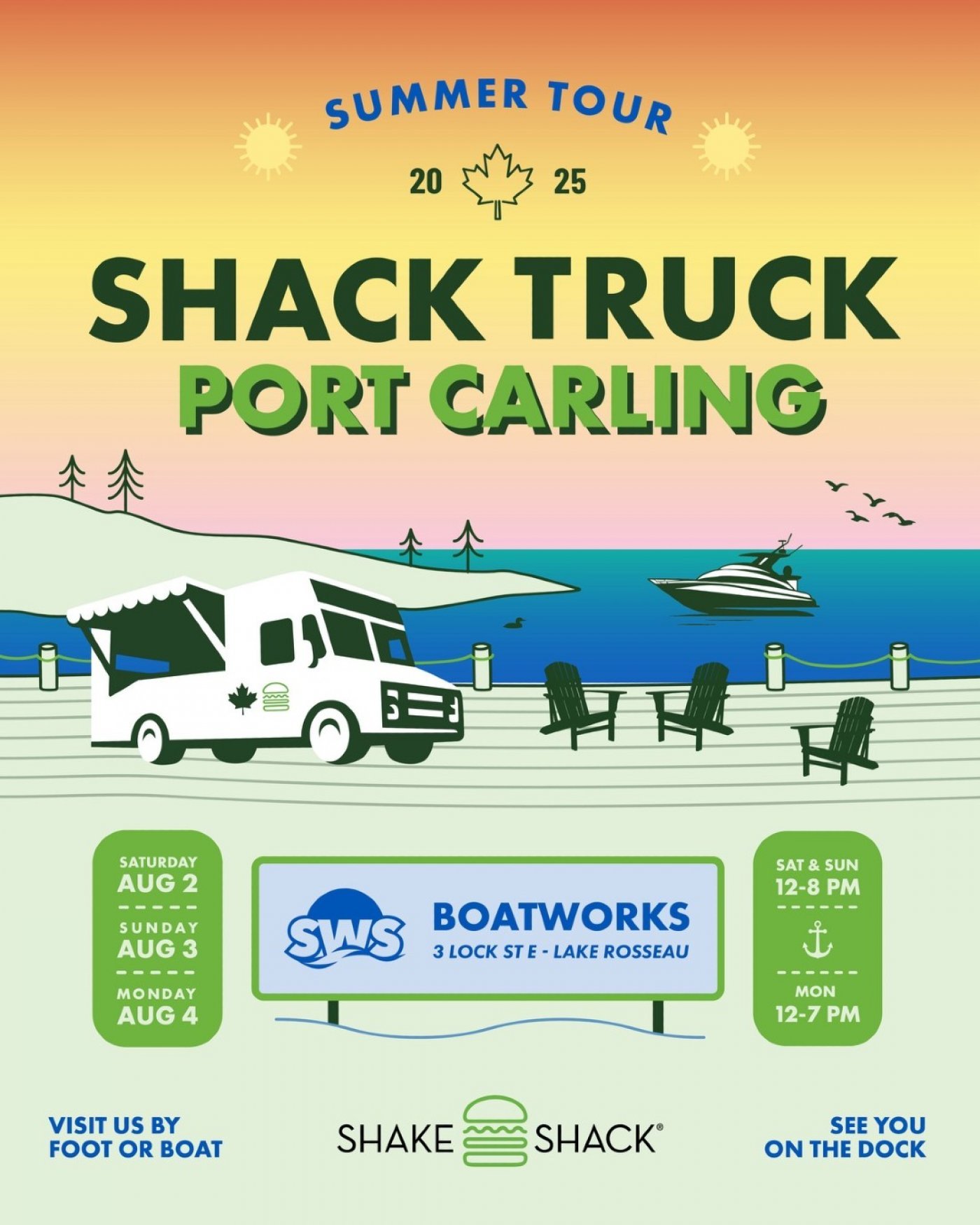 The Shack Truck Arrives in Muskoka – August 2–4 in Port Carling, 2 August | Event in Port Carling | AllEvents