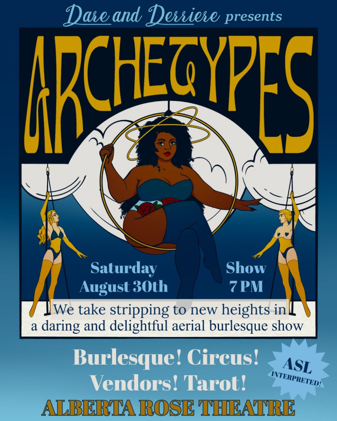 Dare and Derriere: ARCHETYPES, 30 August | Event in Portland | AllEvents