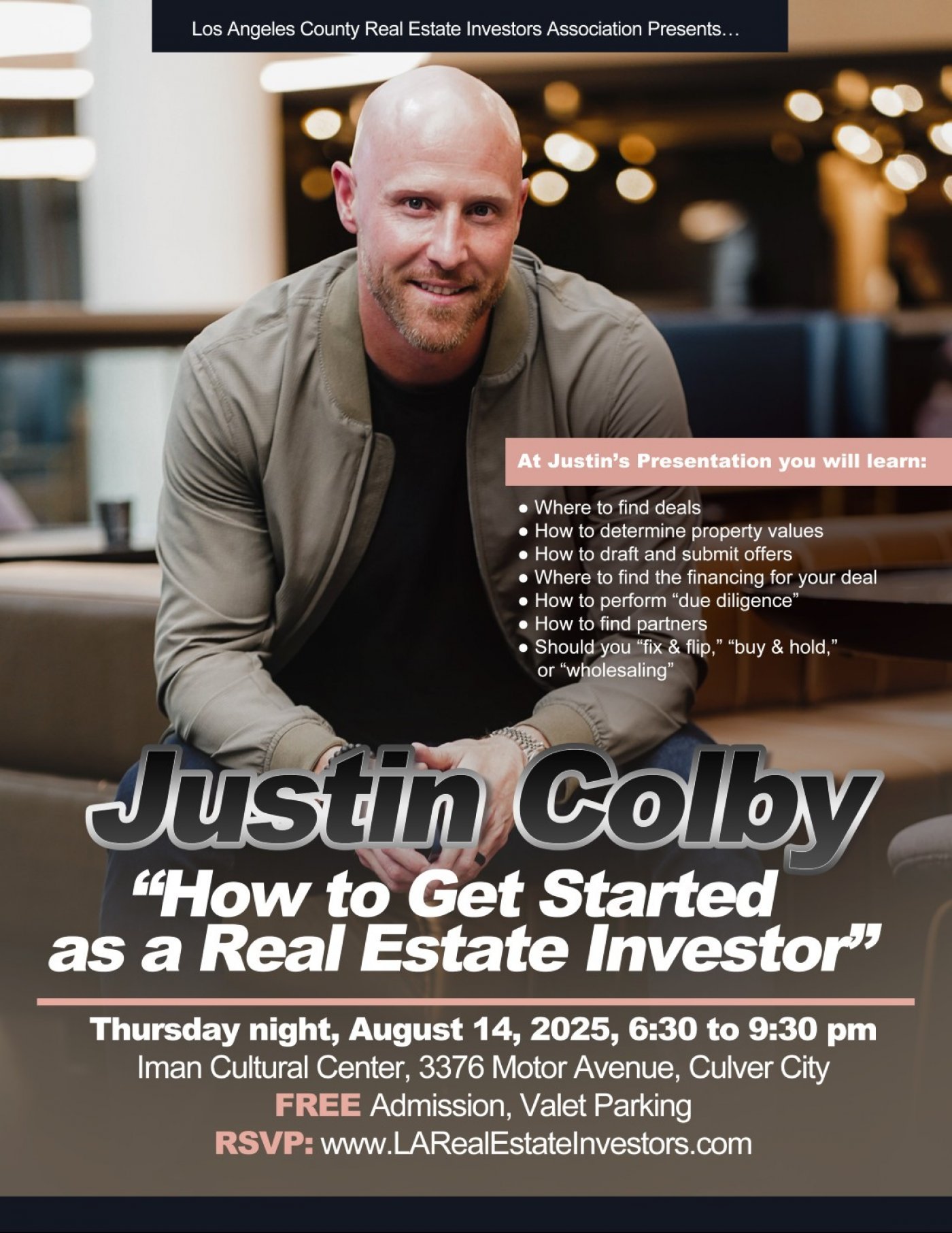 How to Get Started as a Real Estate Investor, 14 August | Event in Los Angeles | AllEvents