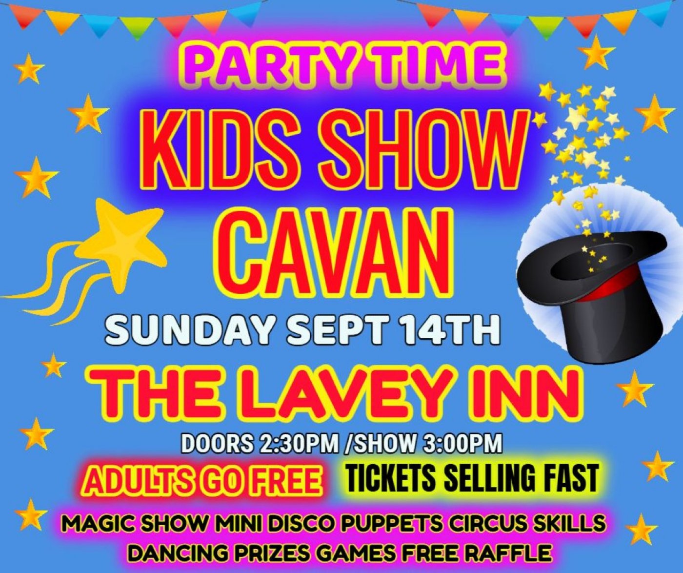Party Time Kids Show Cavan, 14 September | Event in Monaghan | AllEvents