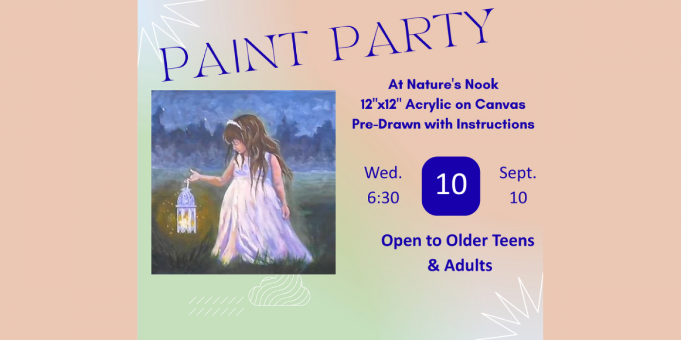 Sept. 10 Paint Party at Nature's Nook, 10 September | Event in Minot | AllEvents