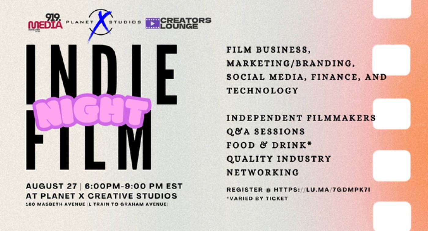 NYC Indie Film Night Returns: A Powerhouse Evening of Content, Culture & Connection, 27 August | AllEvents