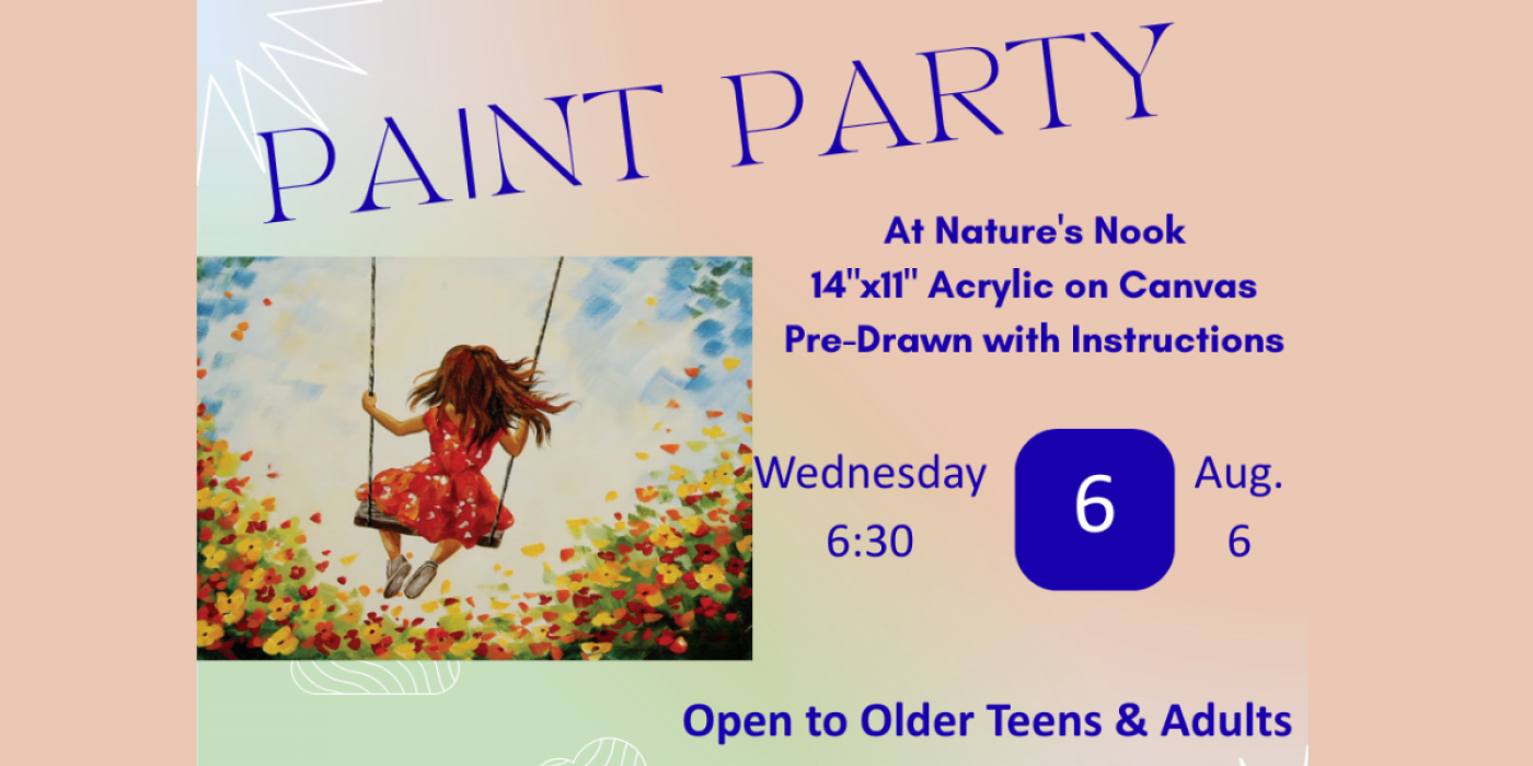 Aug. 6 Paint Party at Nature's Nook, 6 August | Event in Minot | AllEvents