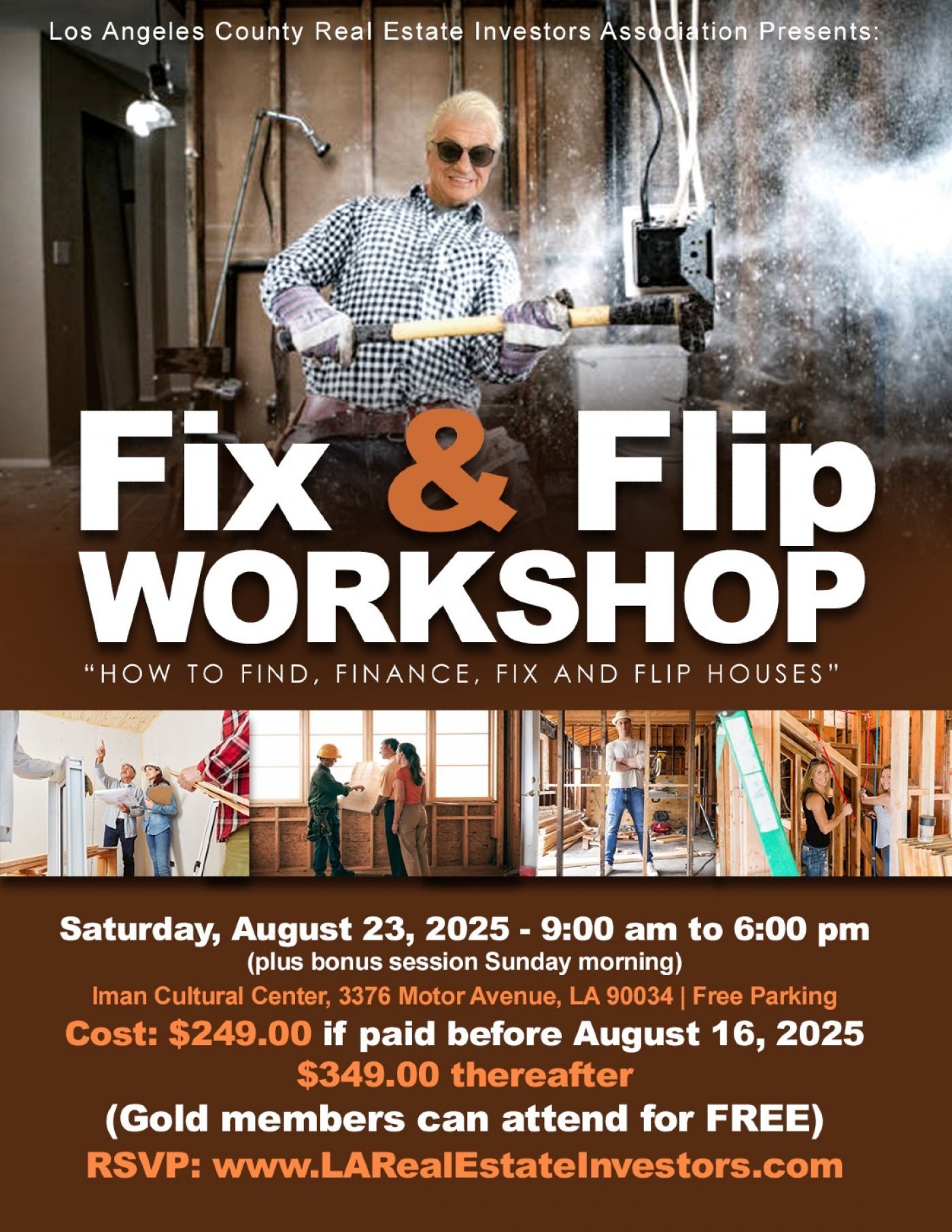 Fix & Flip Workshop, 23 August | Event in Los Angeles | AllEvents