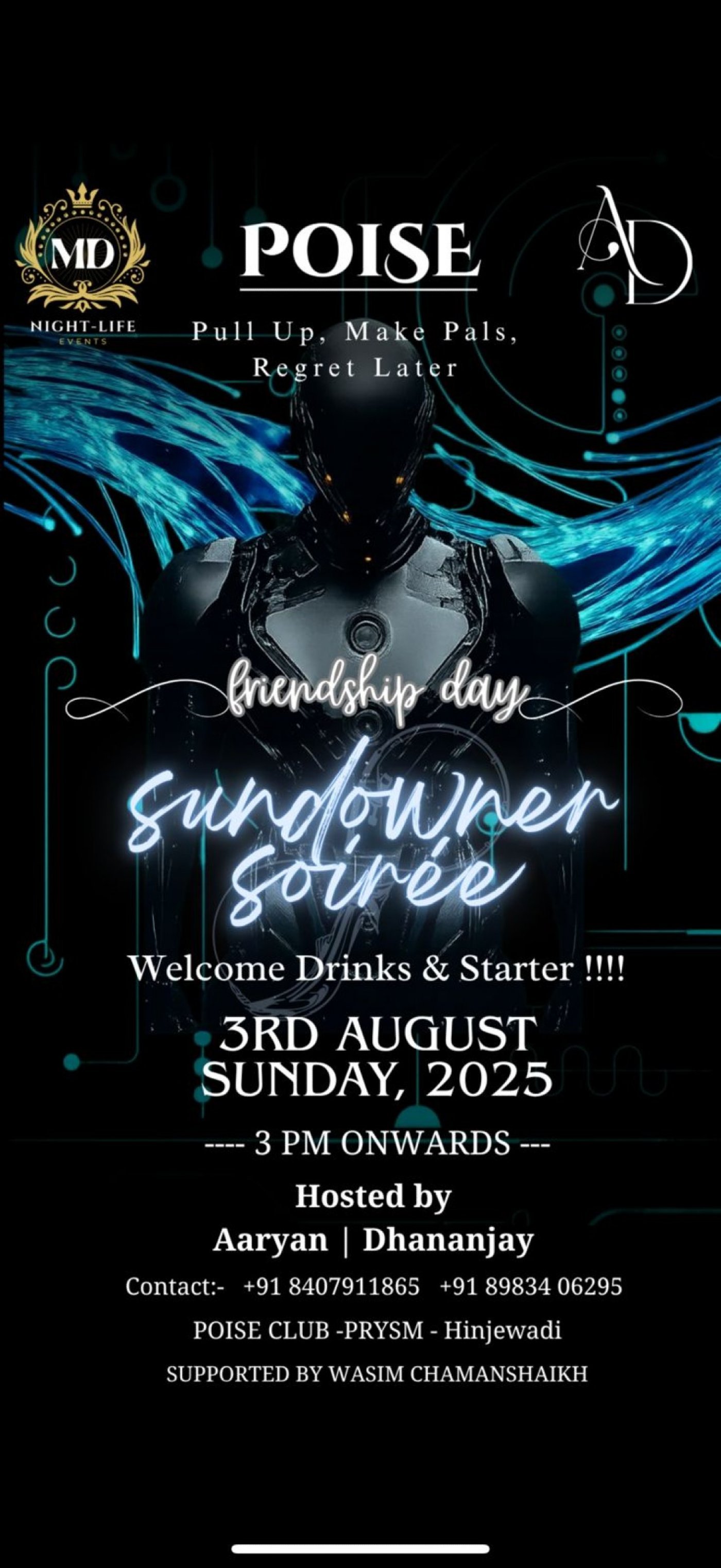Sundowner Soirée Friendship Day, 2 August | Event in Pune | AllEvents