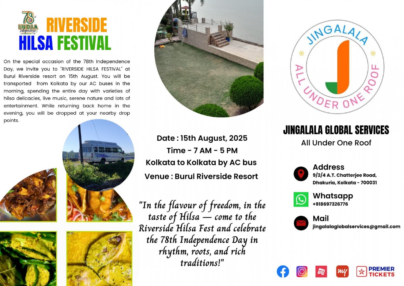 RIVERSIDE HILSA FESTIVAL 2025, 15 August | Event in Barasat | AllEvents