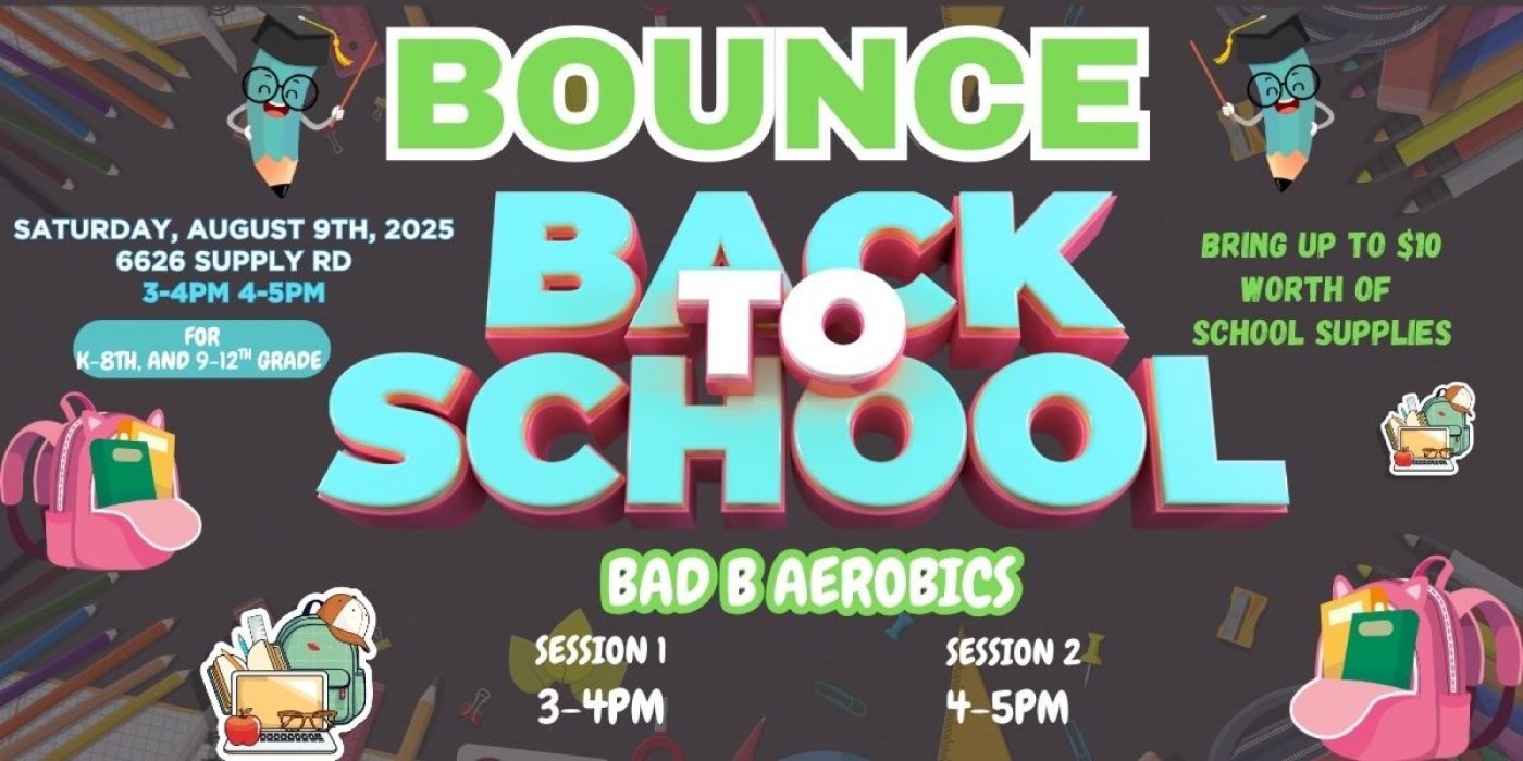 Bounce Back To School , 9 August | Event in South Houston | AllEvents