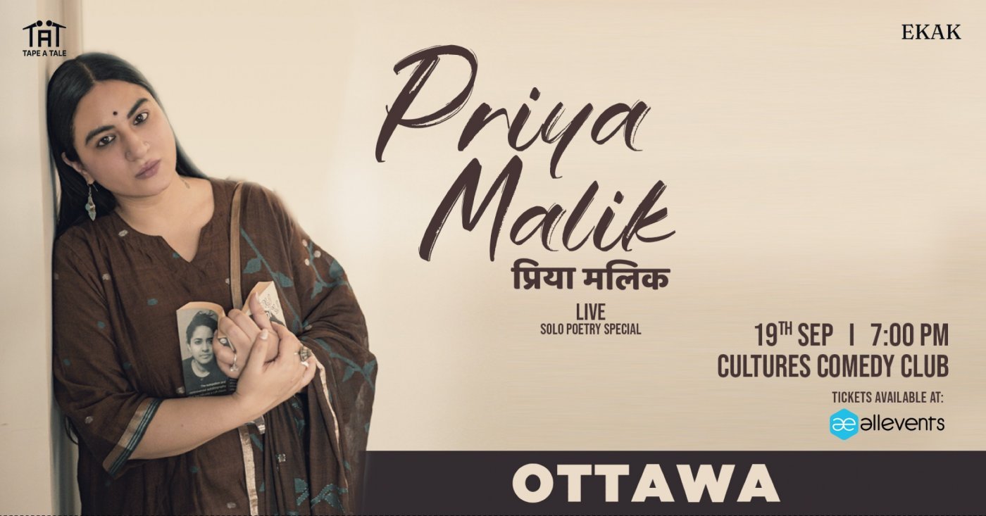 Ishq Hai By Priya Malik - Live in Ottawa, 19 September | Event in Ottawa | AllEvents