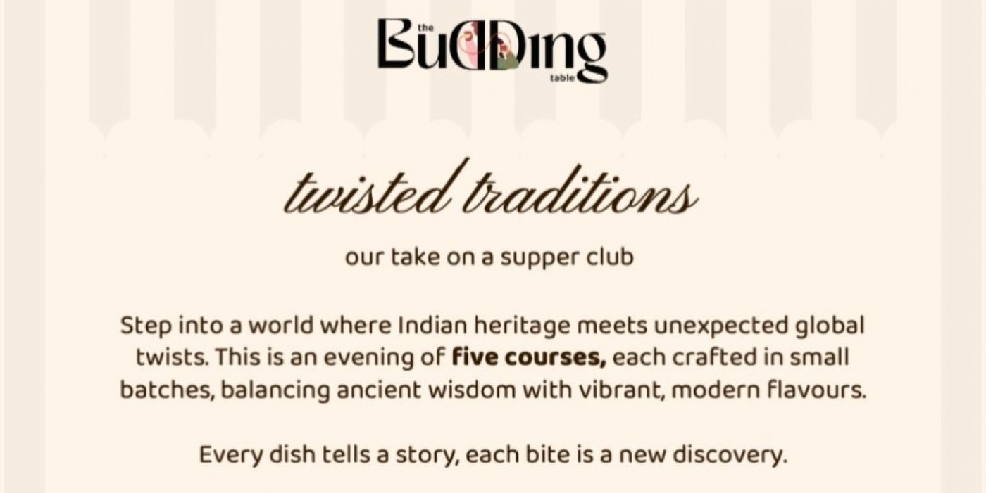 Twisted Traditions Supper Club, 2 August | Event in Gurgaon | AllEvents