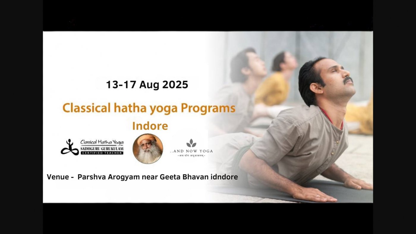 Classical Isha Hatha yoga Indore, 13 August | Event in Indore | AllEvents