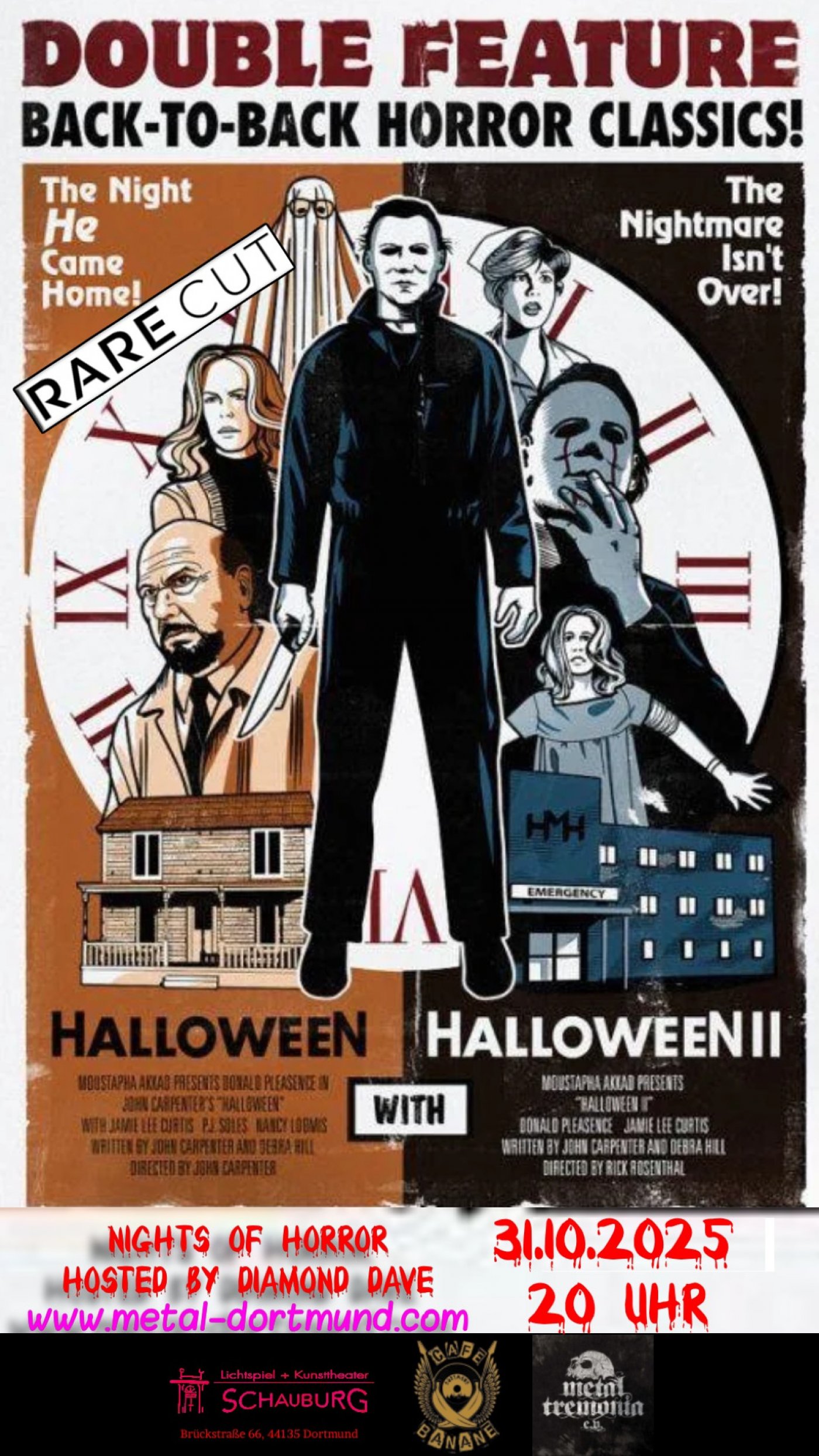 Nights Of Horror: Double Feature Halloween 1 (Rare Cut)+2, 31 October | Event in Dortmund | AllEvents
