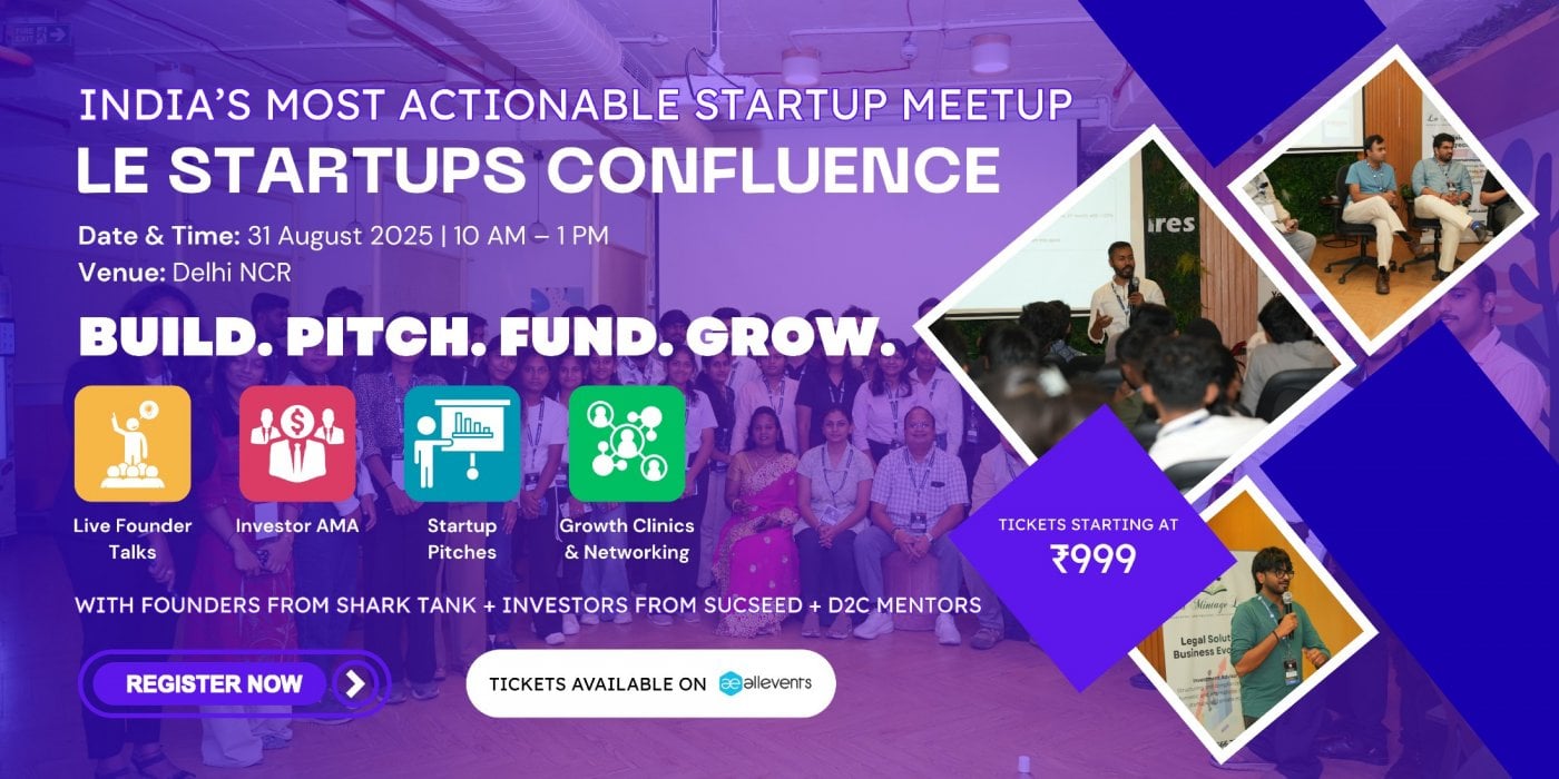 Le Startups Confluence, 31 August | Event in New Delhi | AllEvents