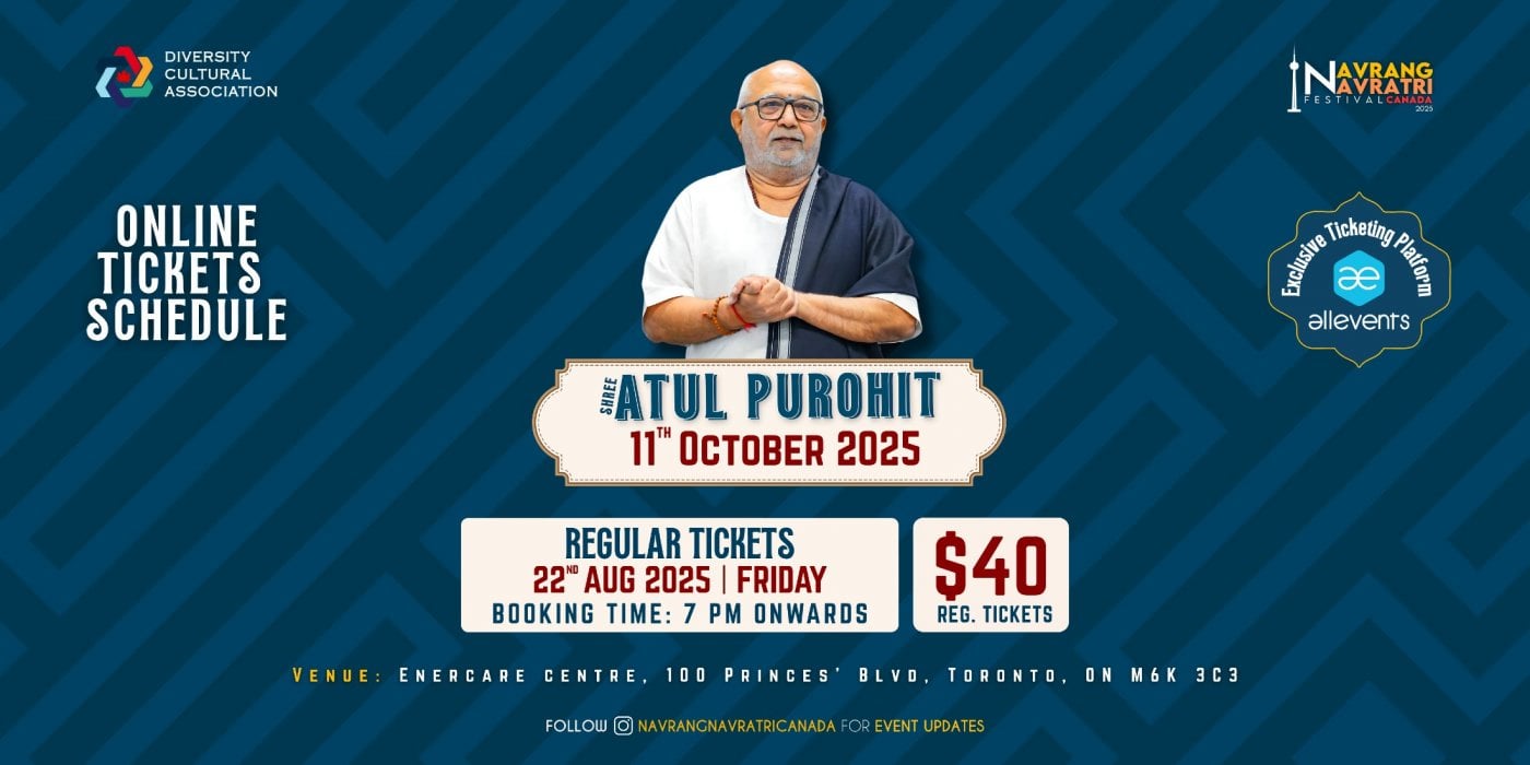 Navrang Navratri Festival Canada 2025 With Atul Purohit - 11 th October 2025 Navrang Navratri Festival Canada 2025 With Atul Purohit - 11 th October 2025