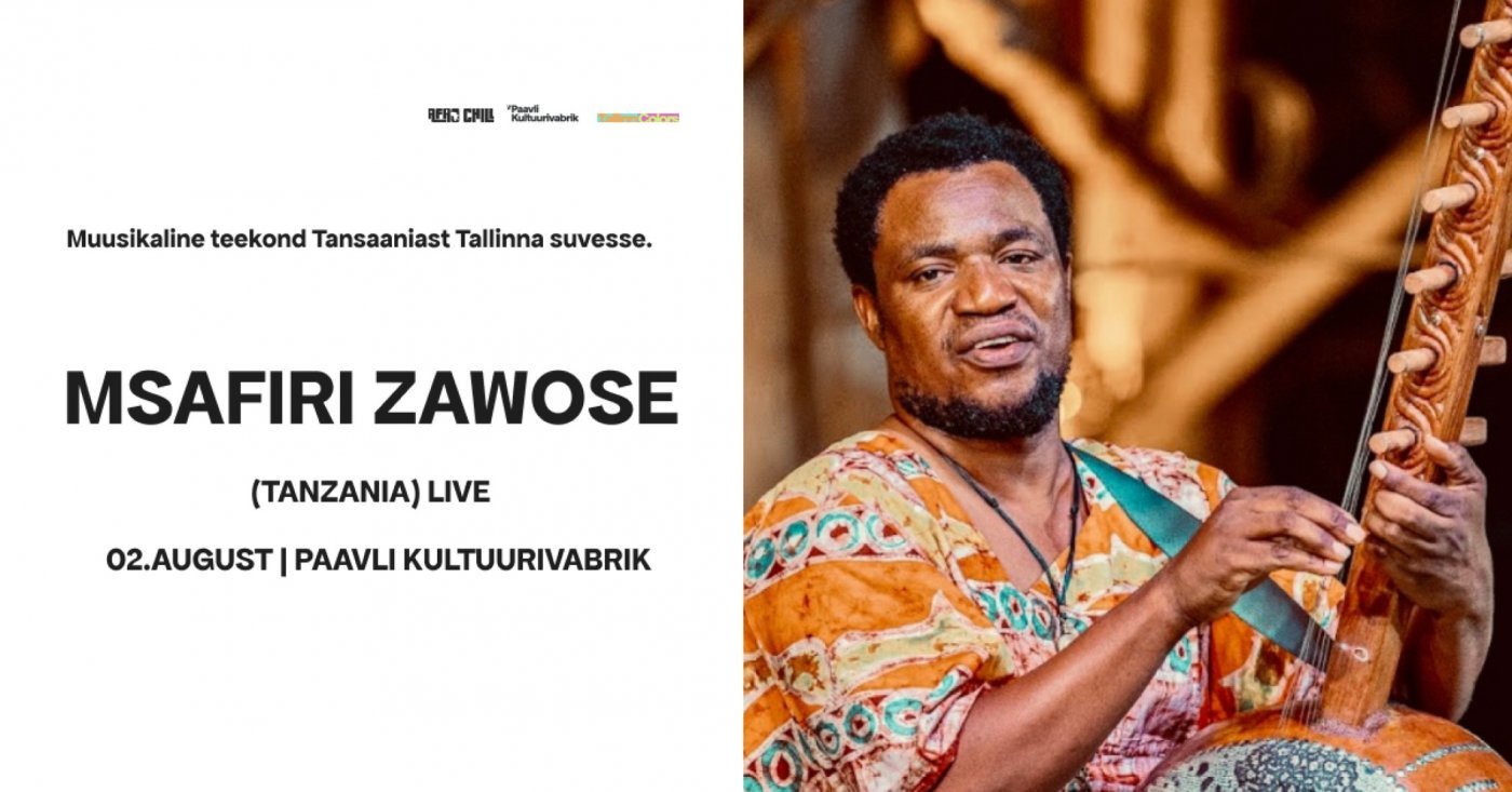 The Spirit of Tanzania – Live with Msafiri Zawose, 2 August | Event in Tallinn | AllEvents
